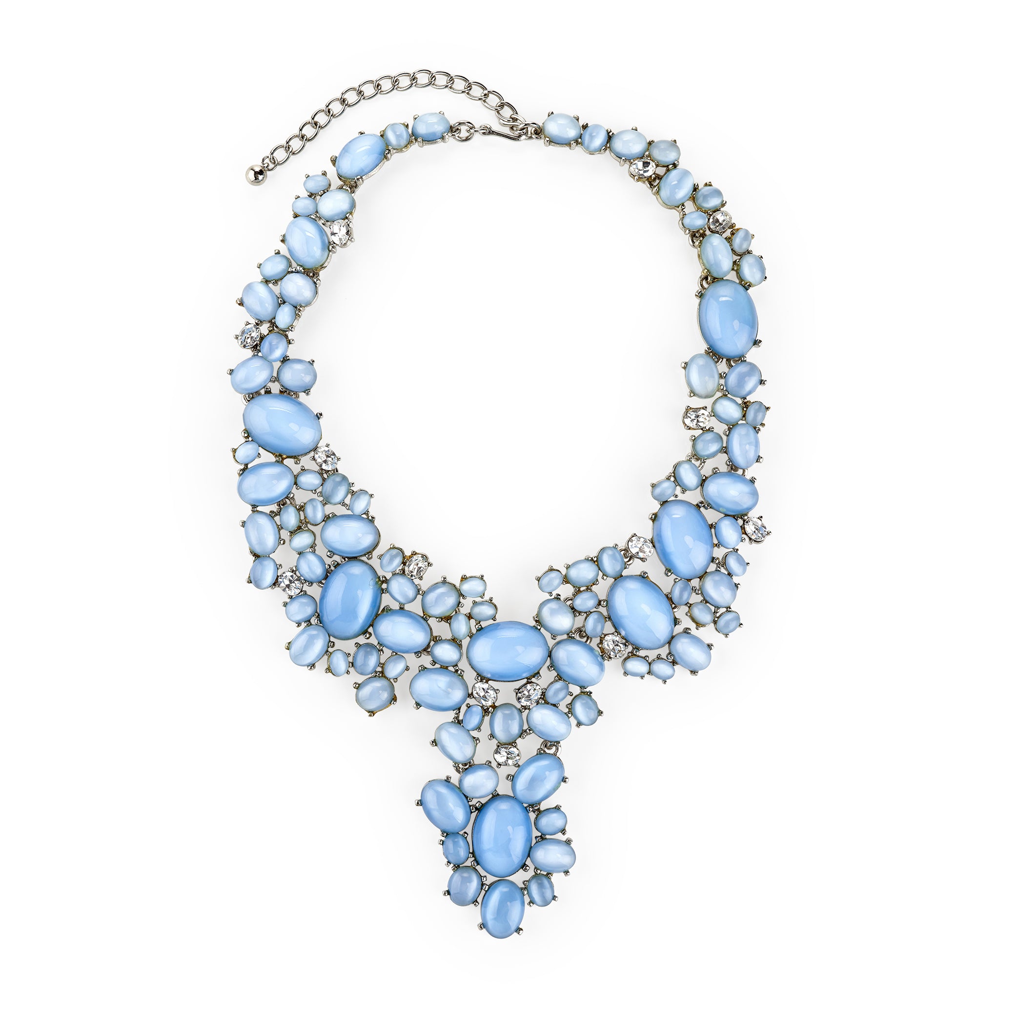 Vintage Crystal Bib Necklace