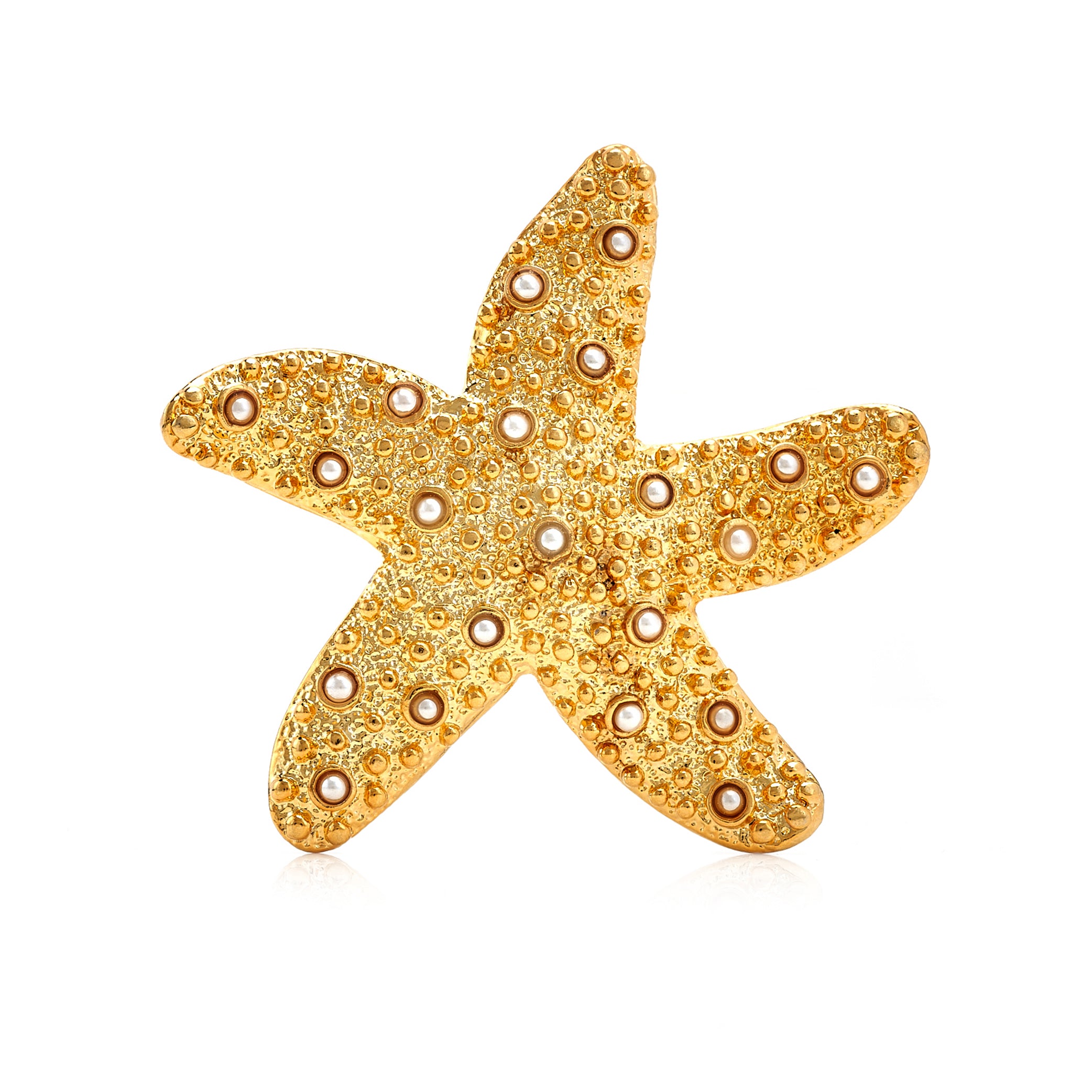 Pearl Starfish Pin