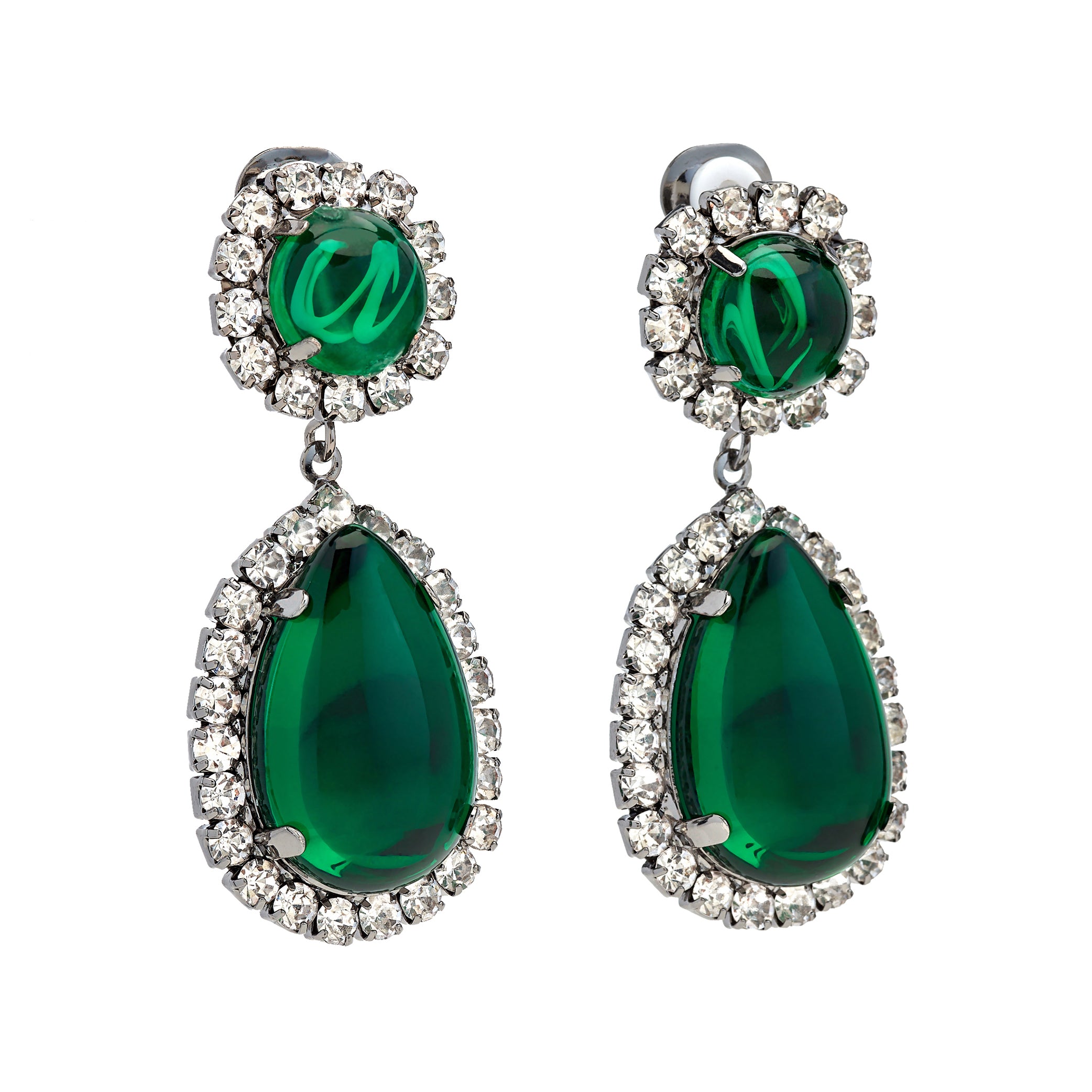 Emerald Teardrop Earrings