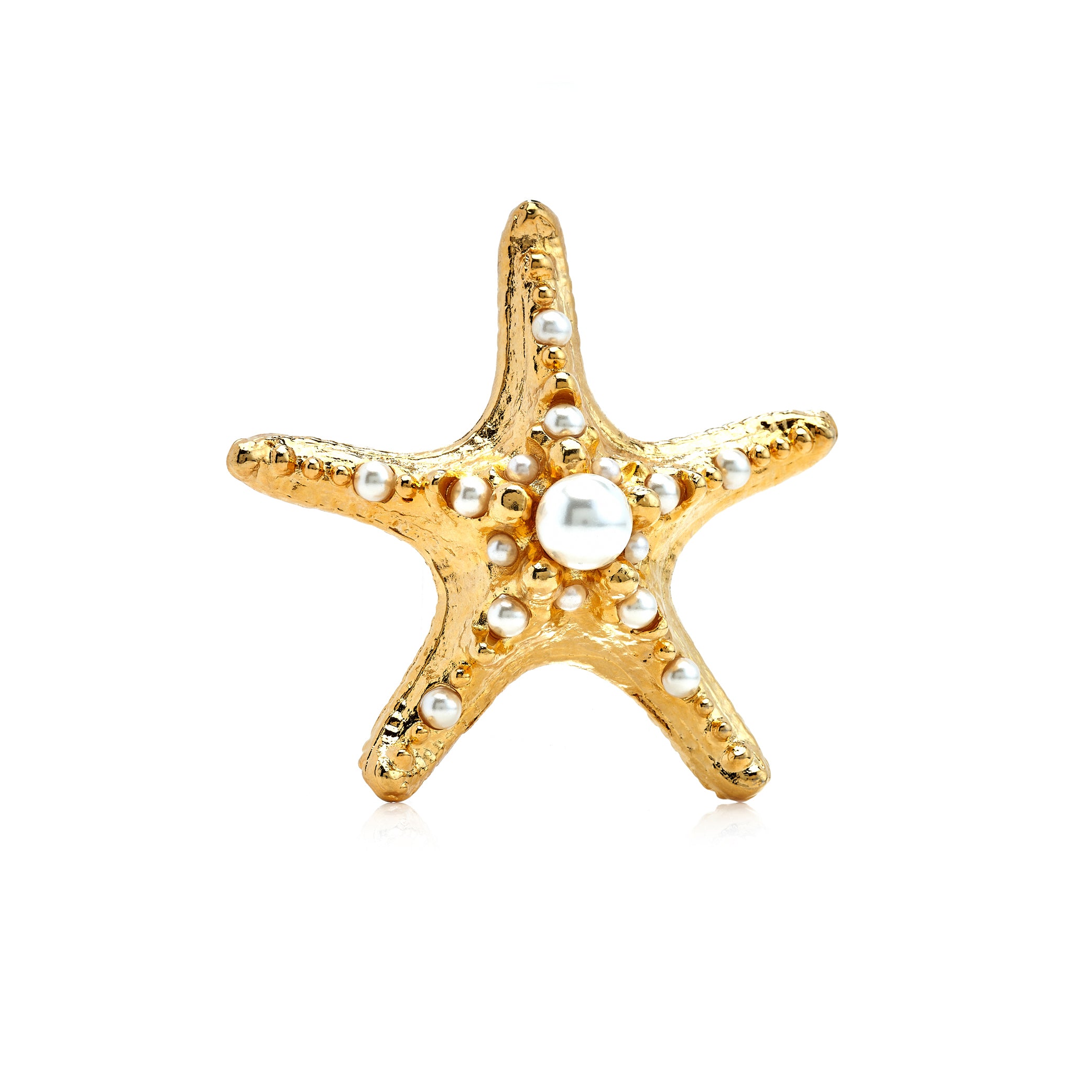 Pearl Starfish Pin