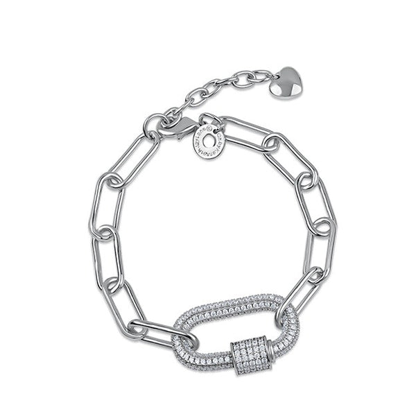 Pave Link Chain Bracelet