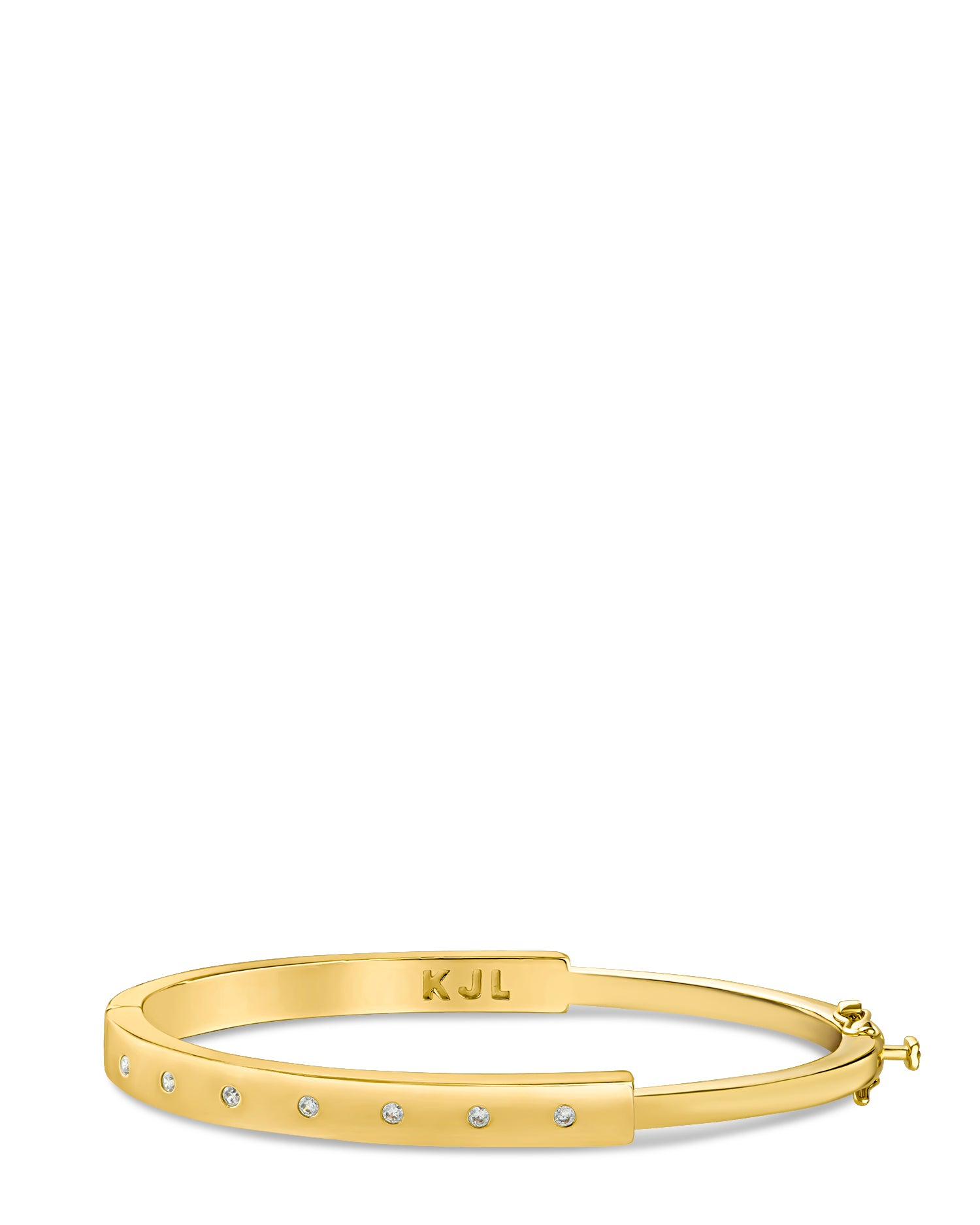 Half CZ Bangle