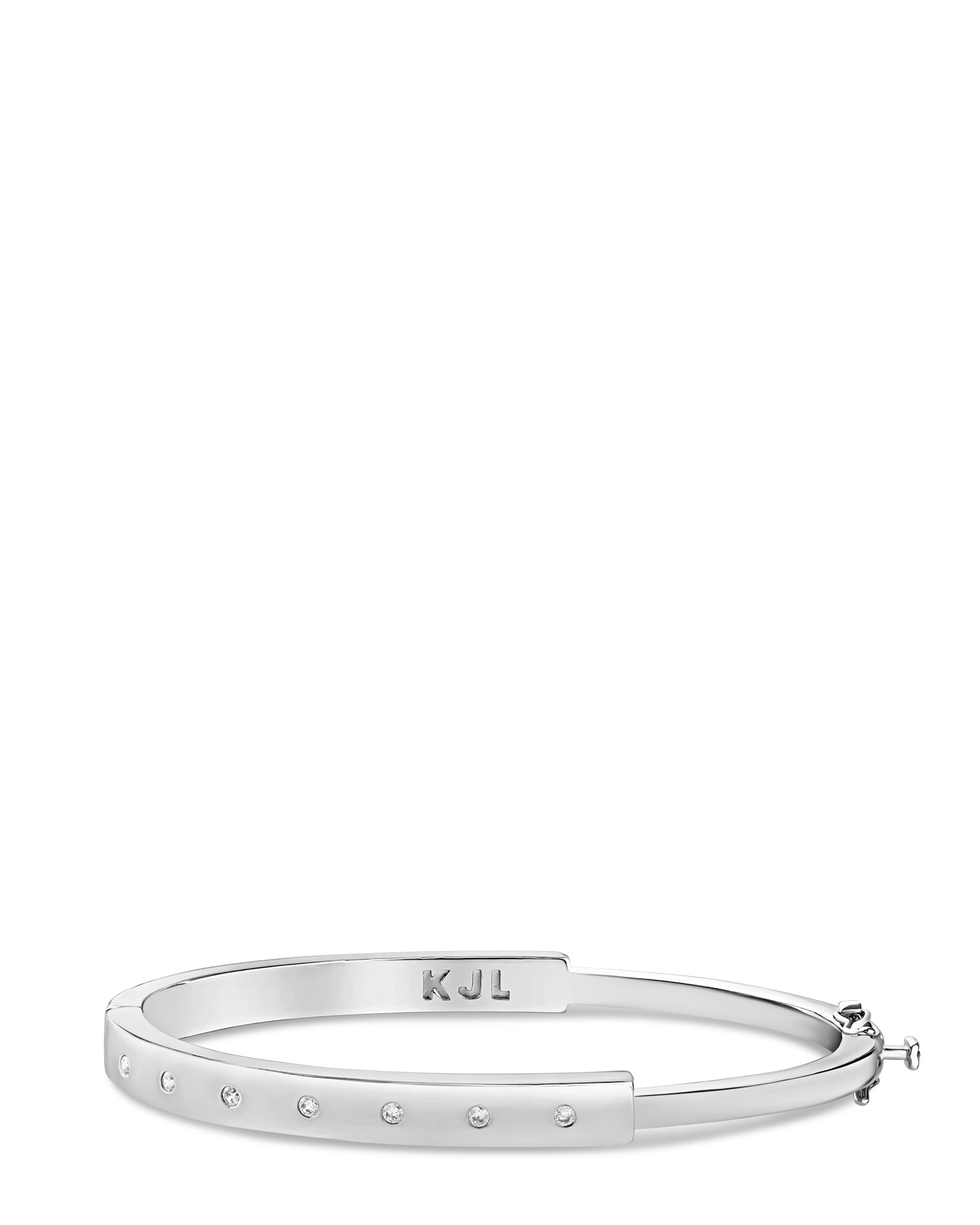 Half CZ Bangle