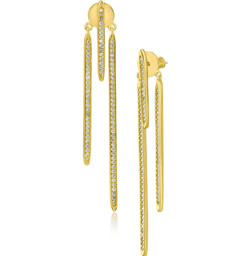 Triple Bar Earrings