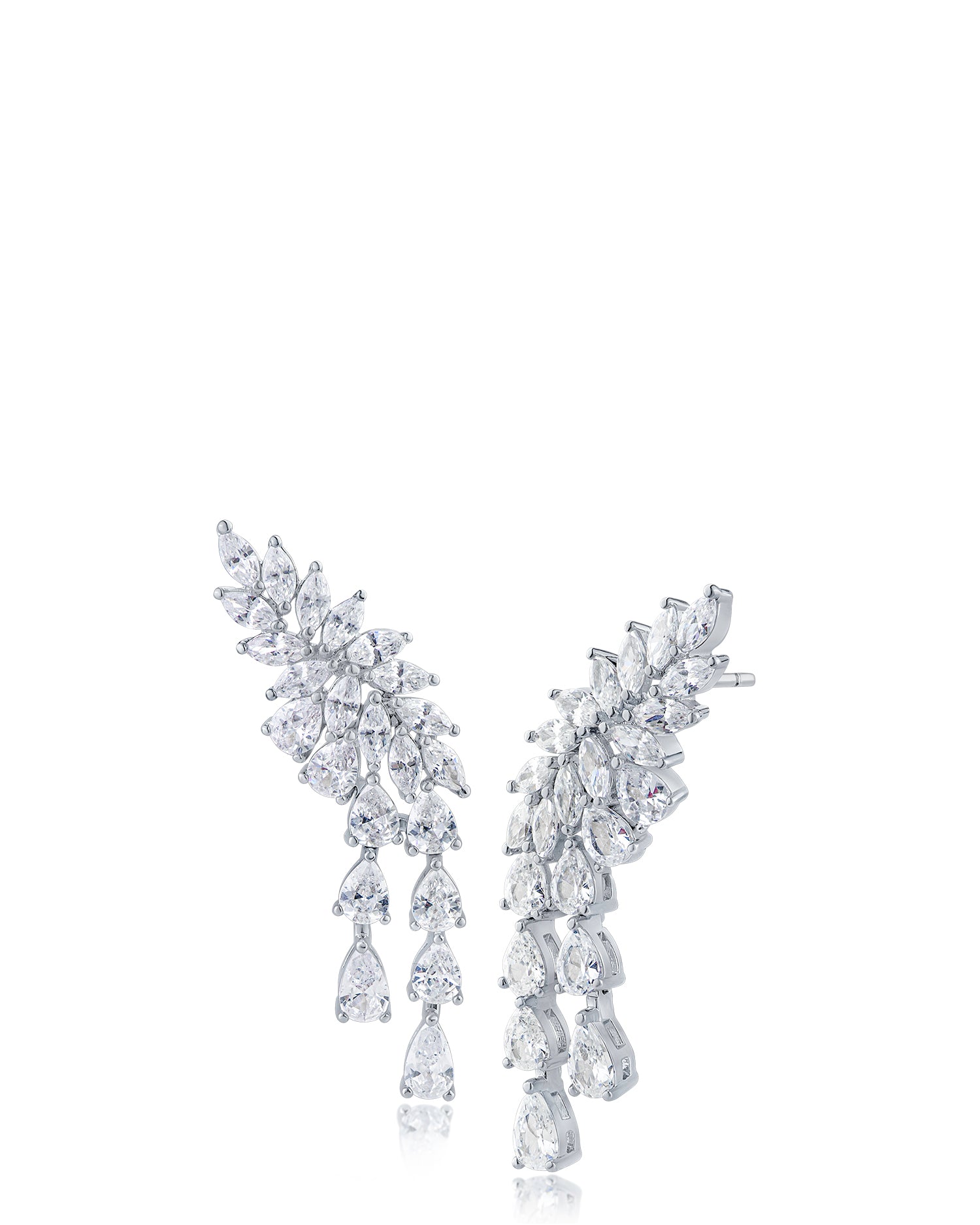 Marquise CZ Waterfall Earrings