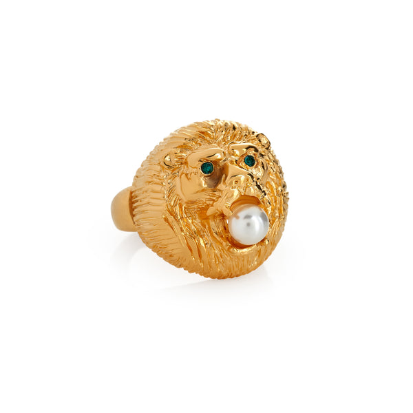 Lion Head Adjustable Ring