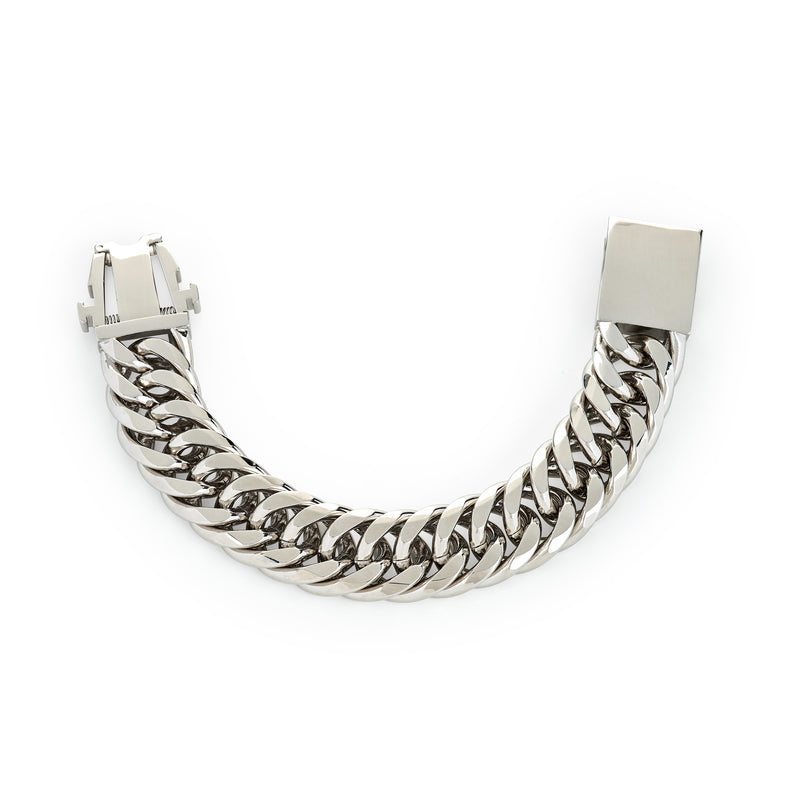 Silver Braided Chain Bracelet