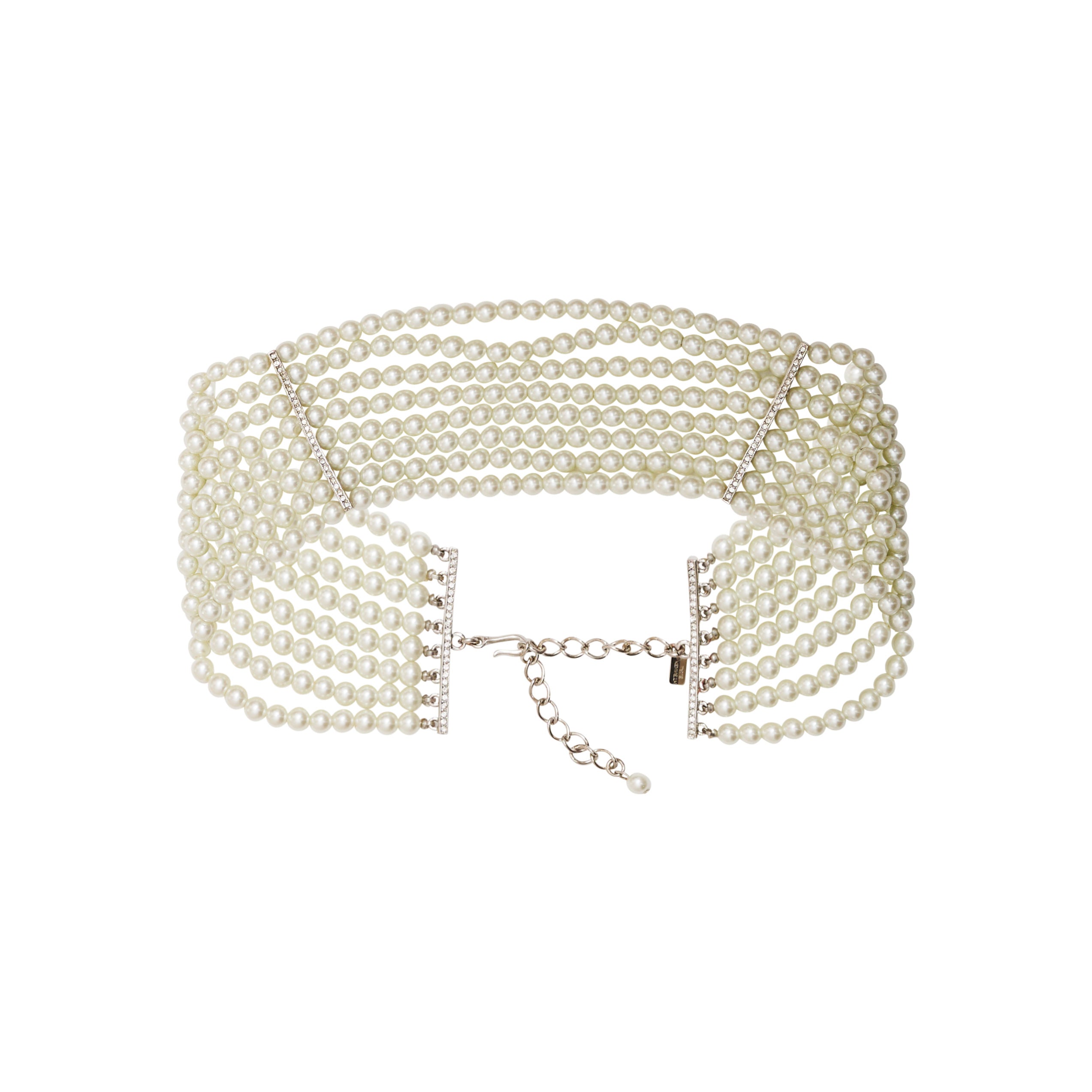 Eight Row Pearl Choker