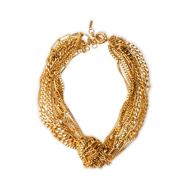 Mixed Gold Chain Necklace
