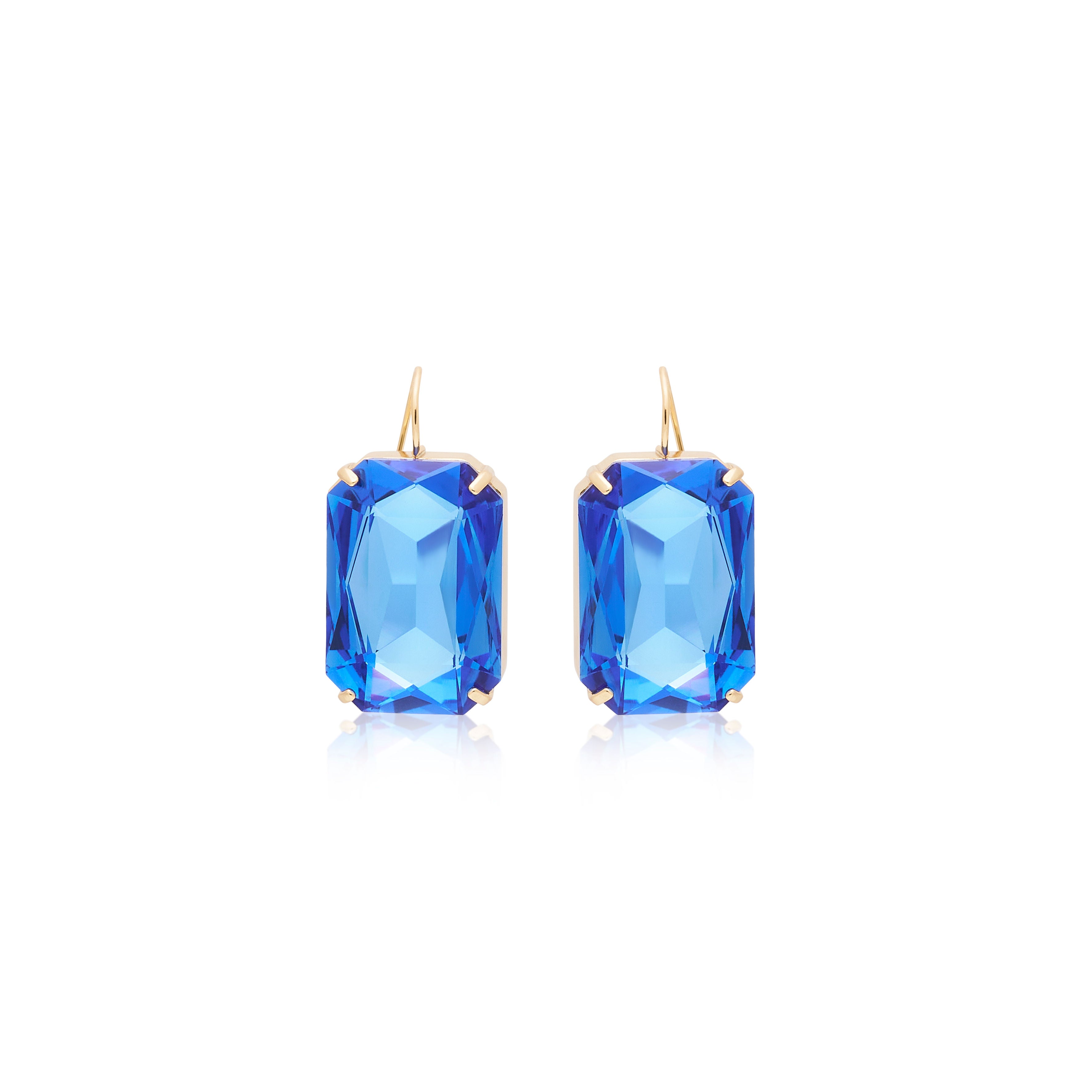 Sapphire Hook Earrings