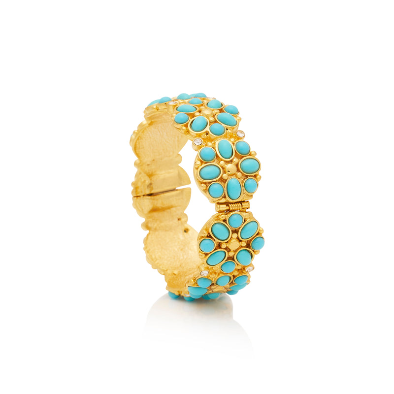 Gold & Turquoise Bracelet