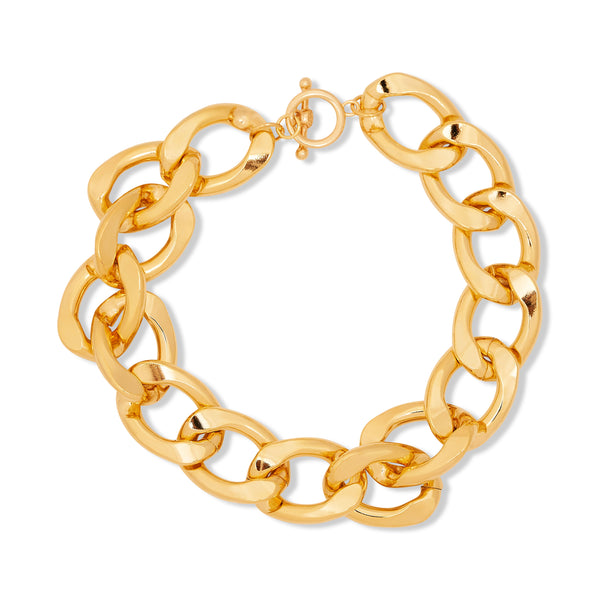 Large Link Gold Chain Necklace
