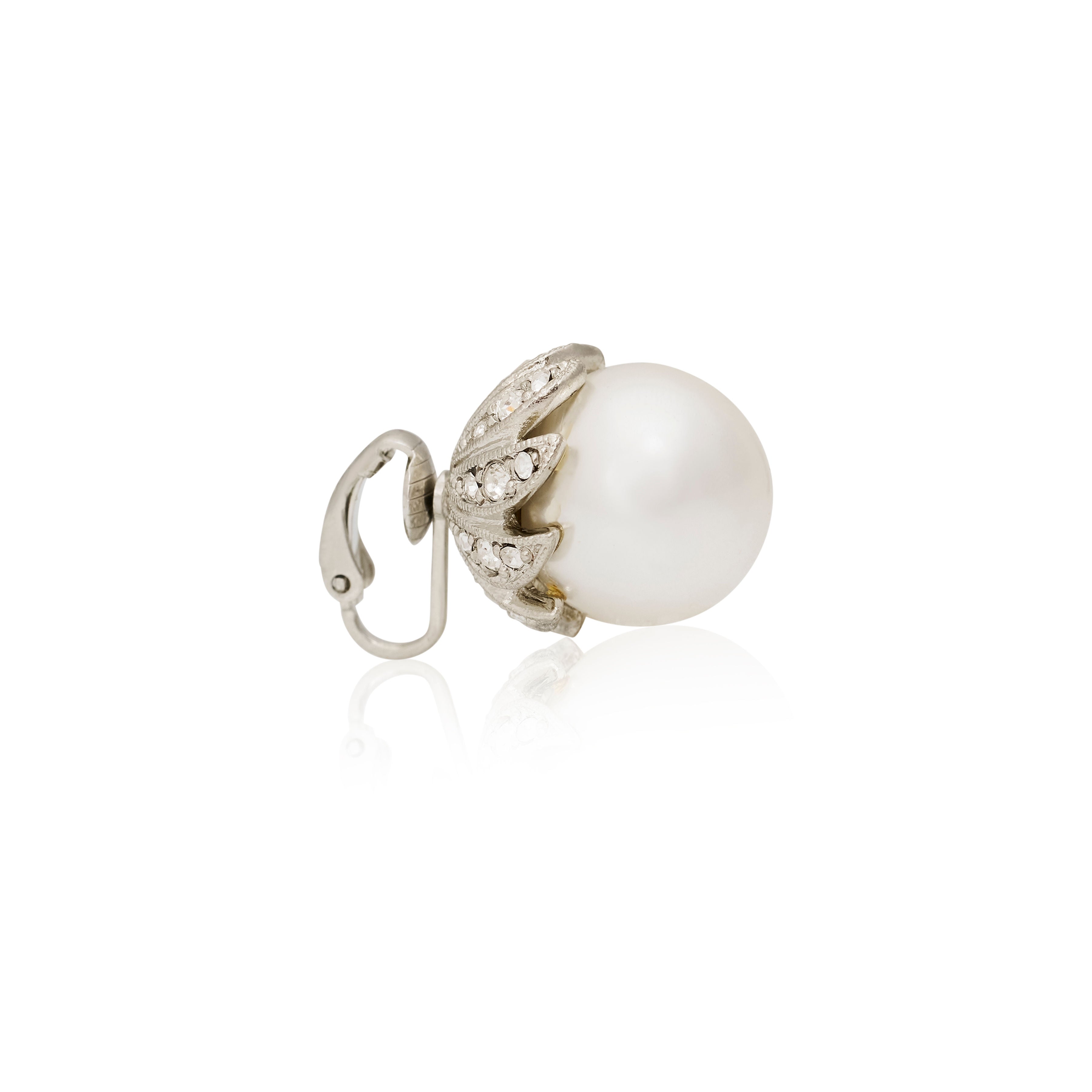 Pearl Flowerbud Earrings