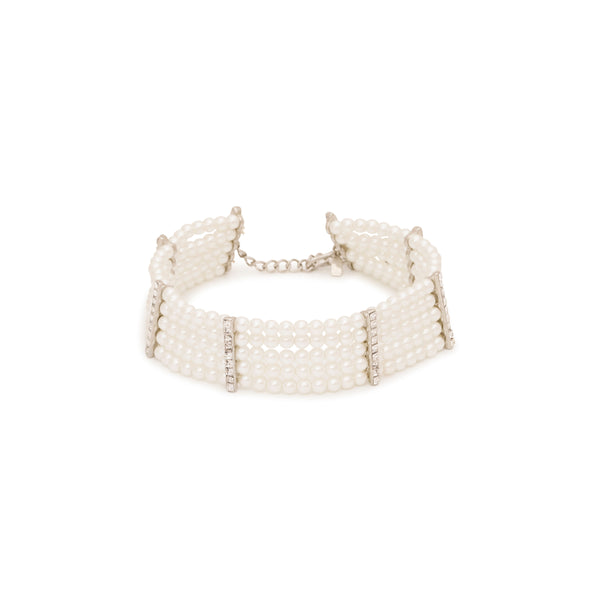 ◆ITZAVIBE◆ iac21007chain white pearl choker i-ac21-007 Amazon.com: Iaceble Boho Bow Pearl Choker Necklace White