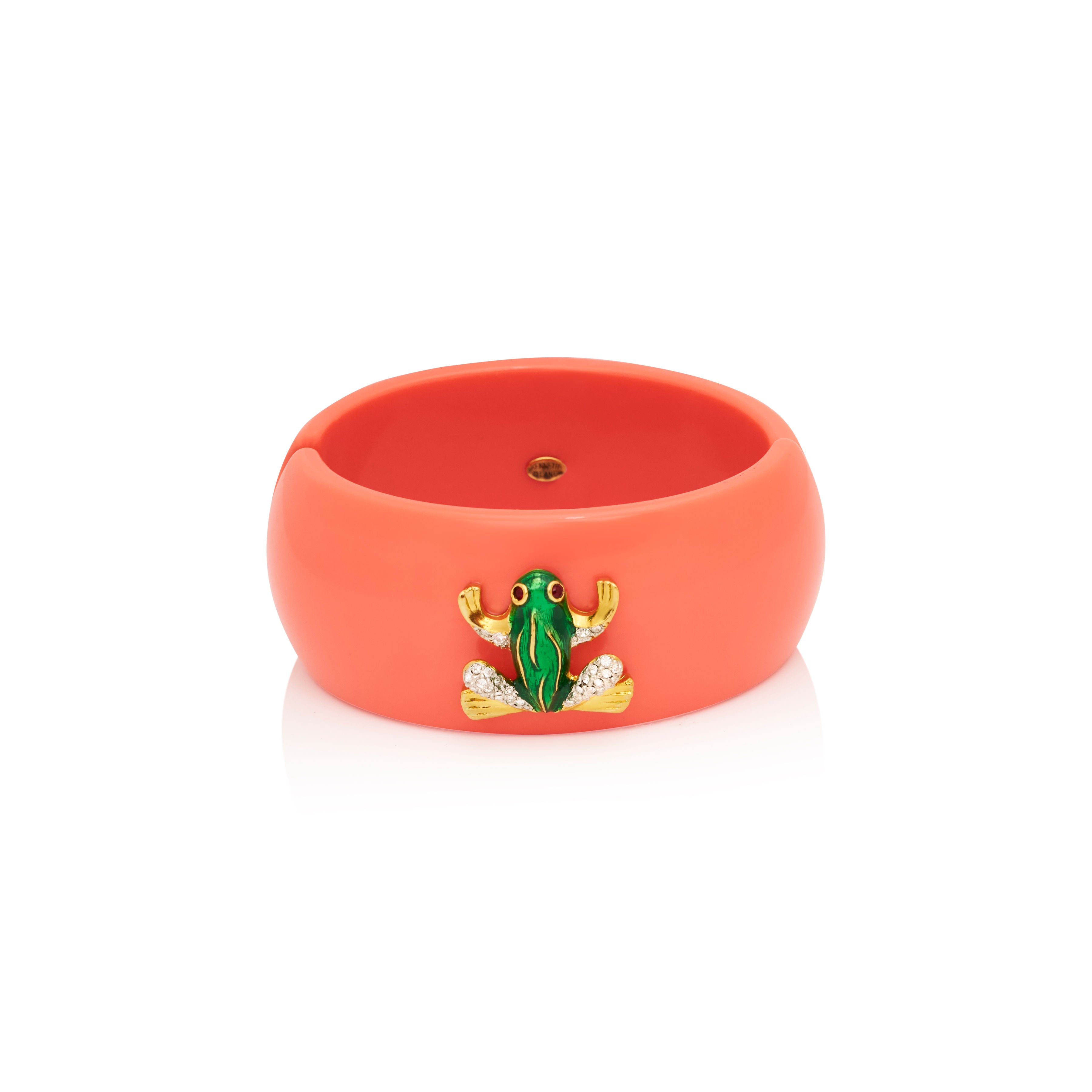 Frog Motif Cuff Bracelet