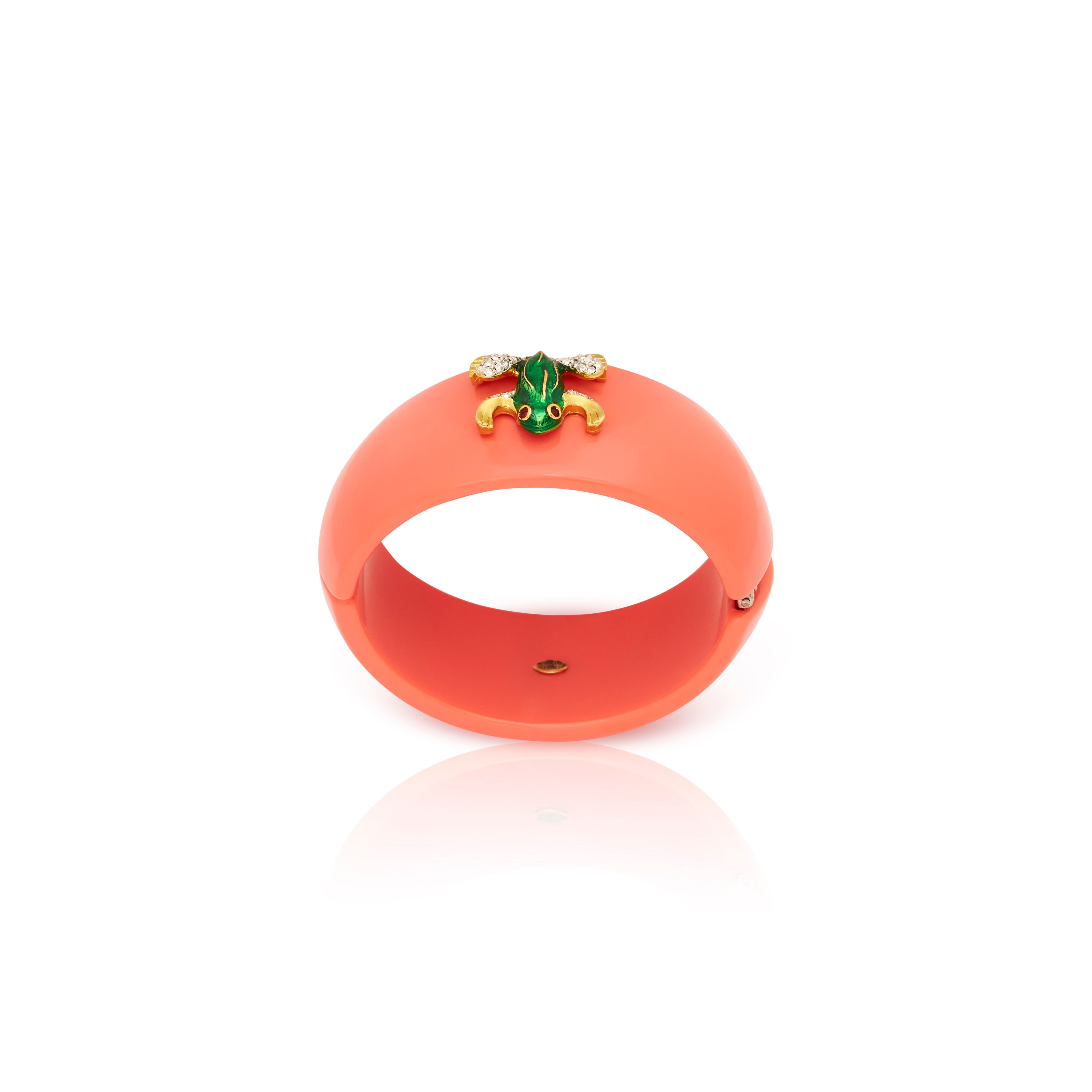 Frog Motif Cuff Bracelet