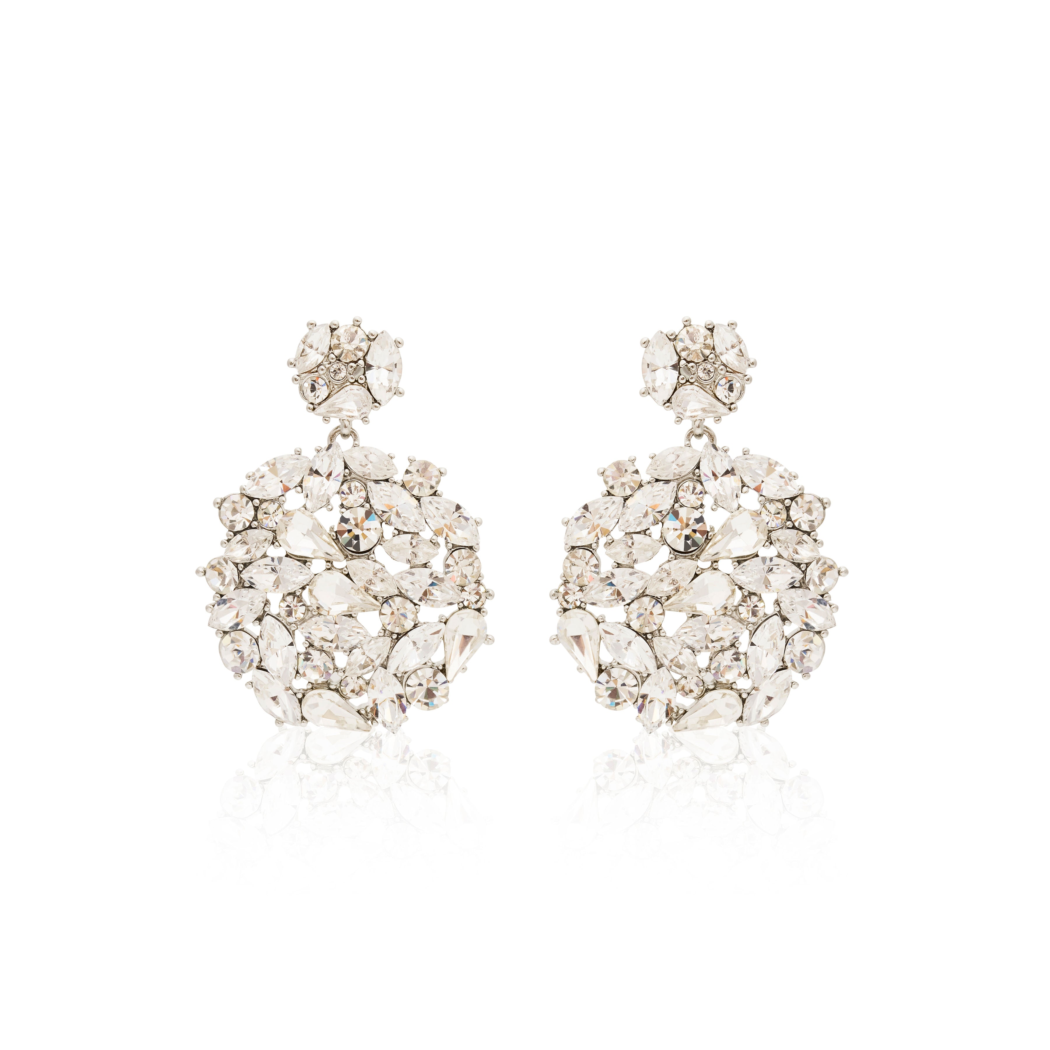 Crystal Cluster Earrings