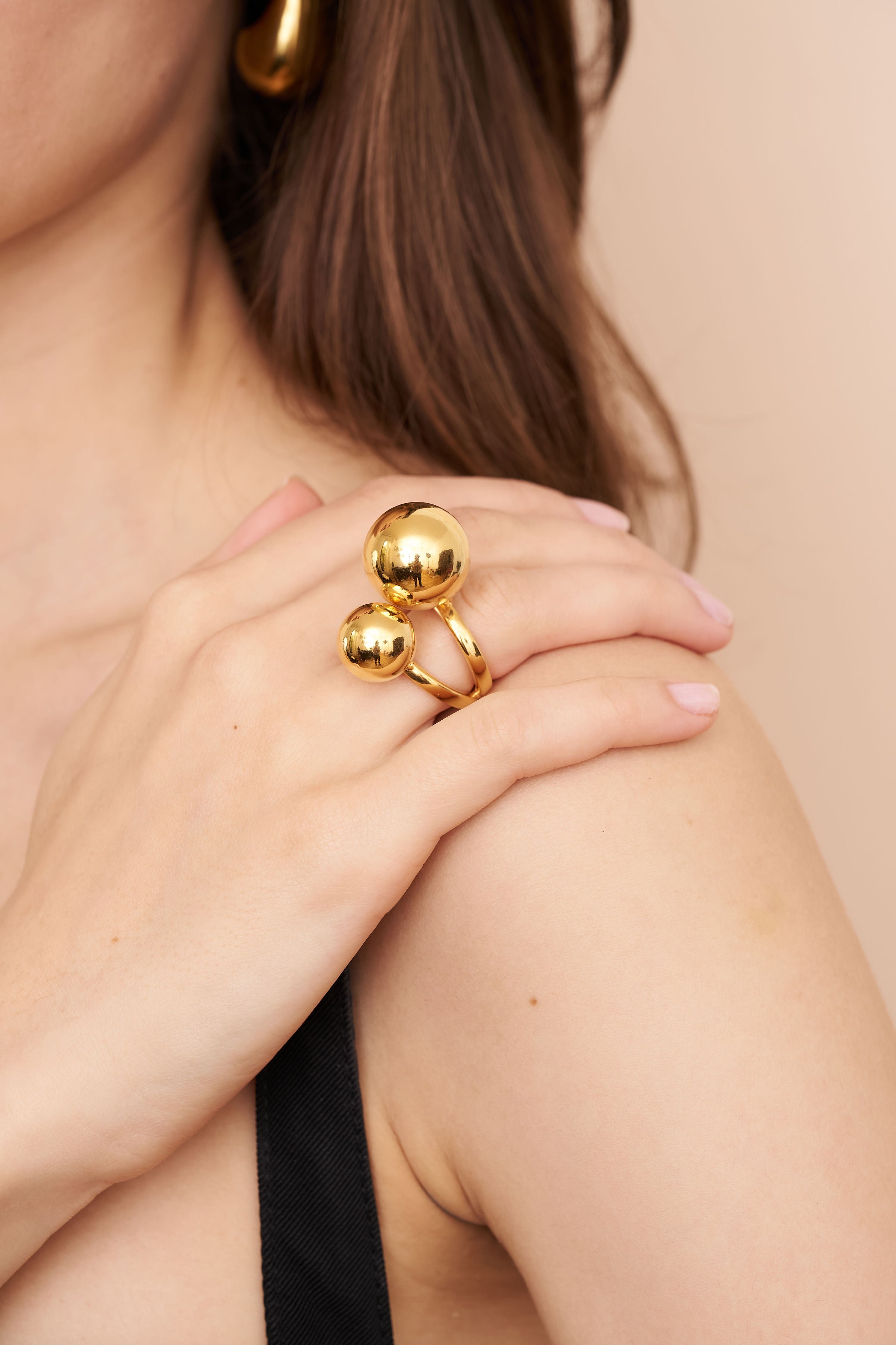 Double Ball Adjustable Ring