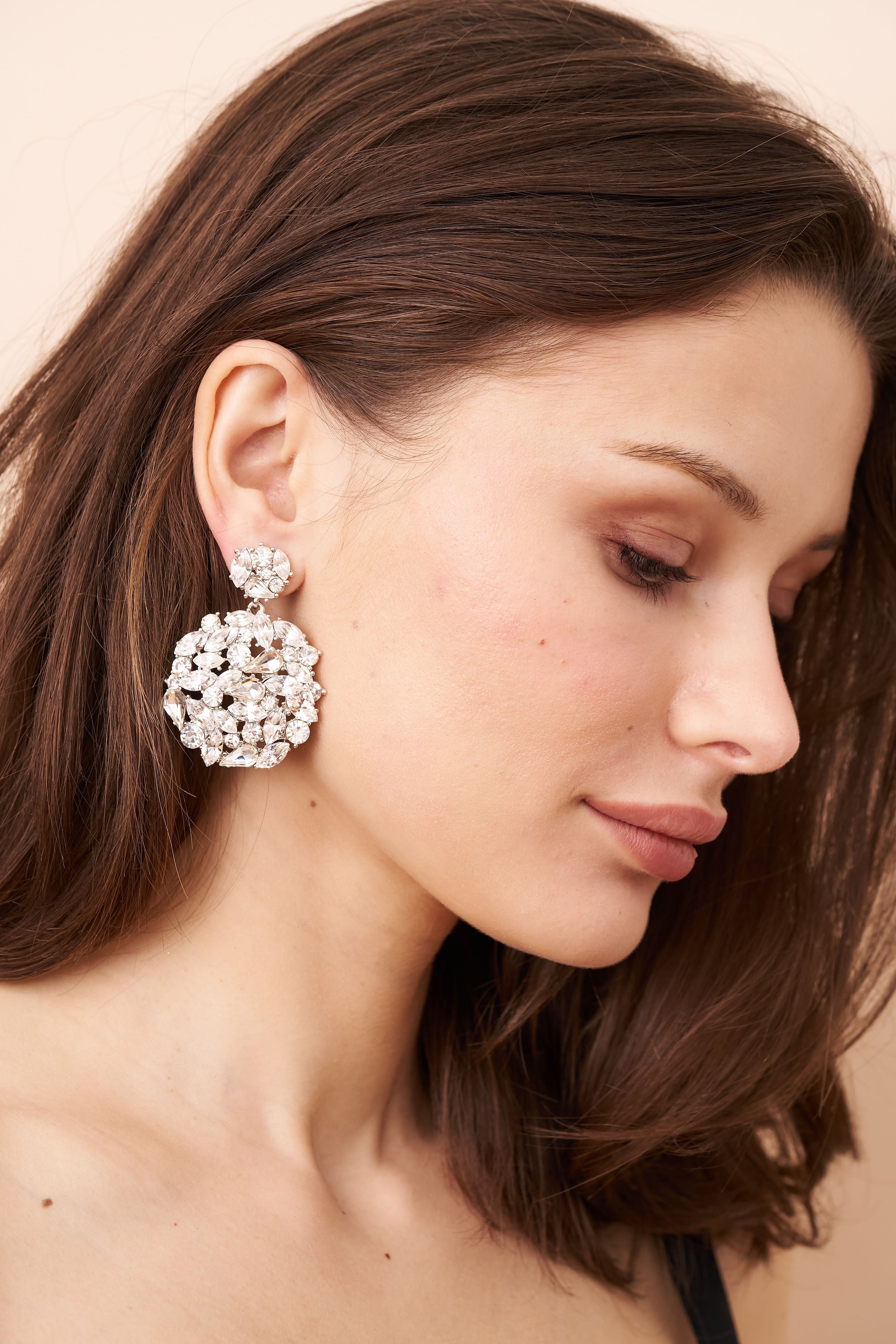 Crystal Cluster Earrings