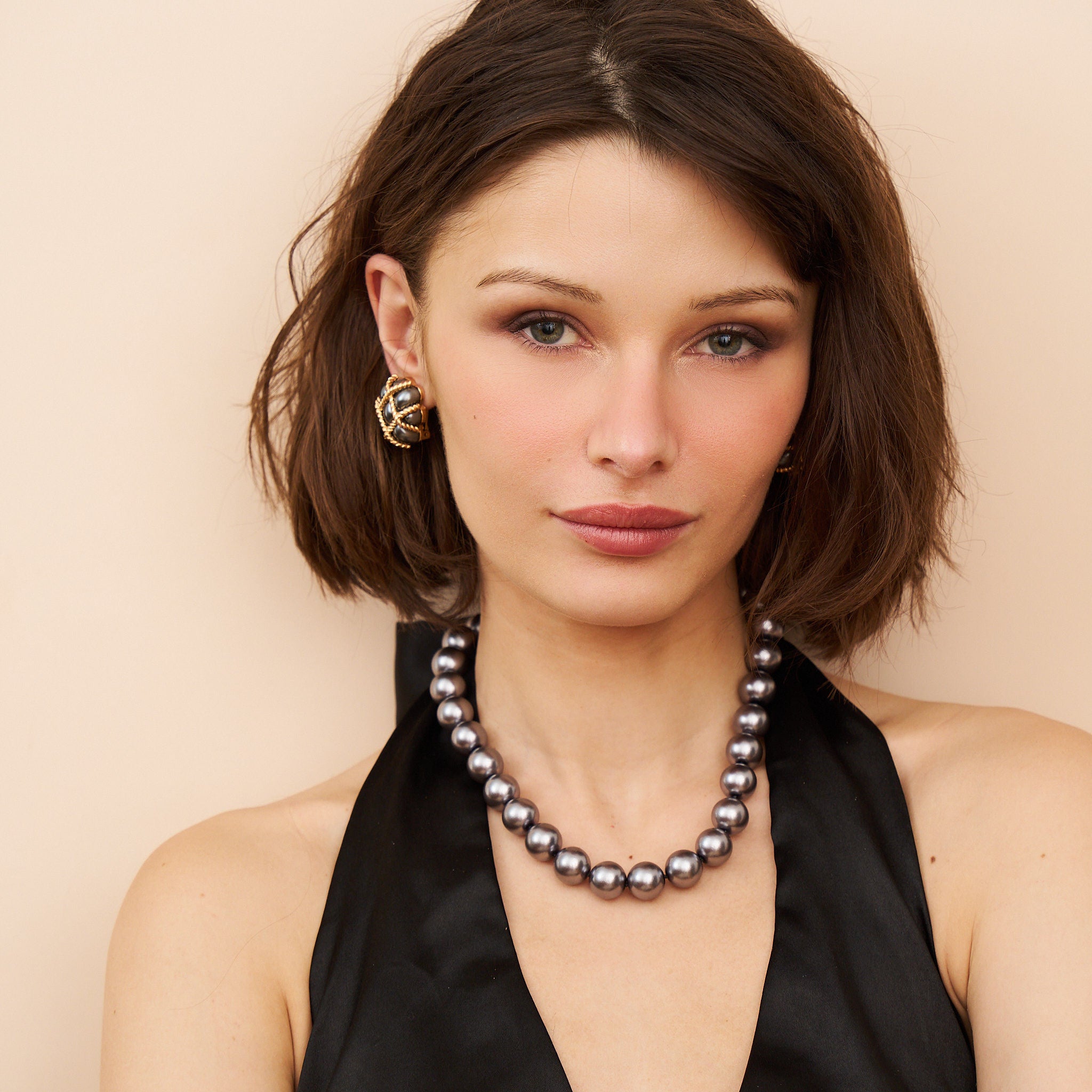Grey Pearl Necklace