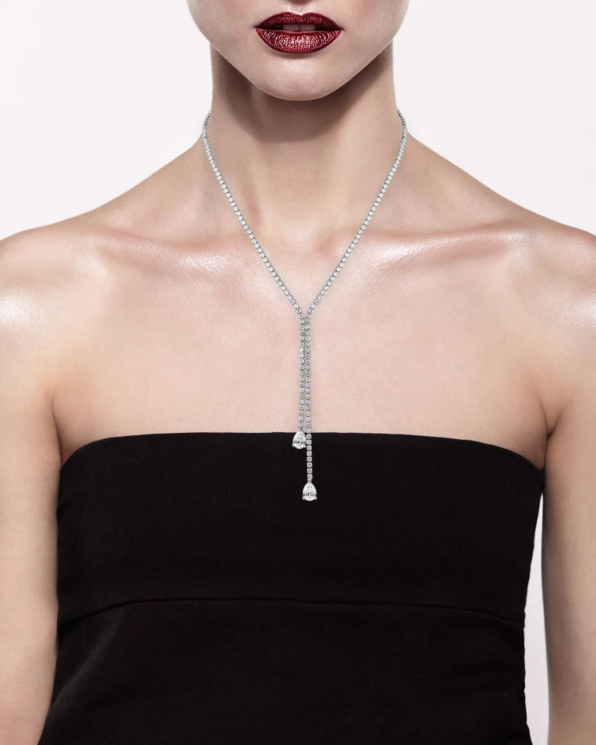 Double Drop Y-Necklace