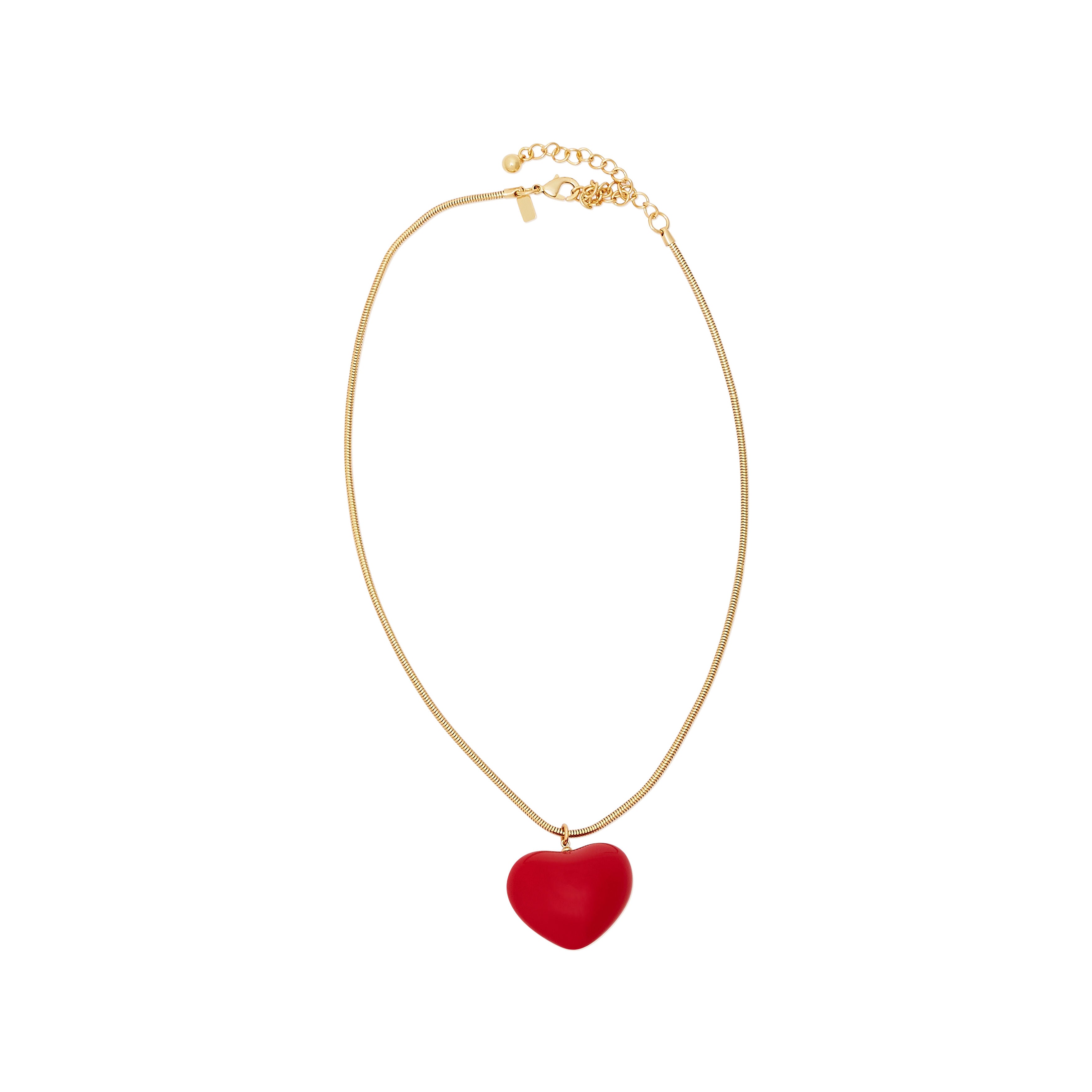 "SATC" Red Heart Pendant Necklace