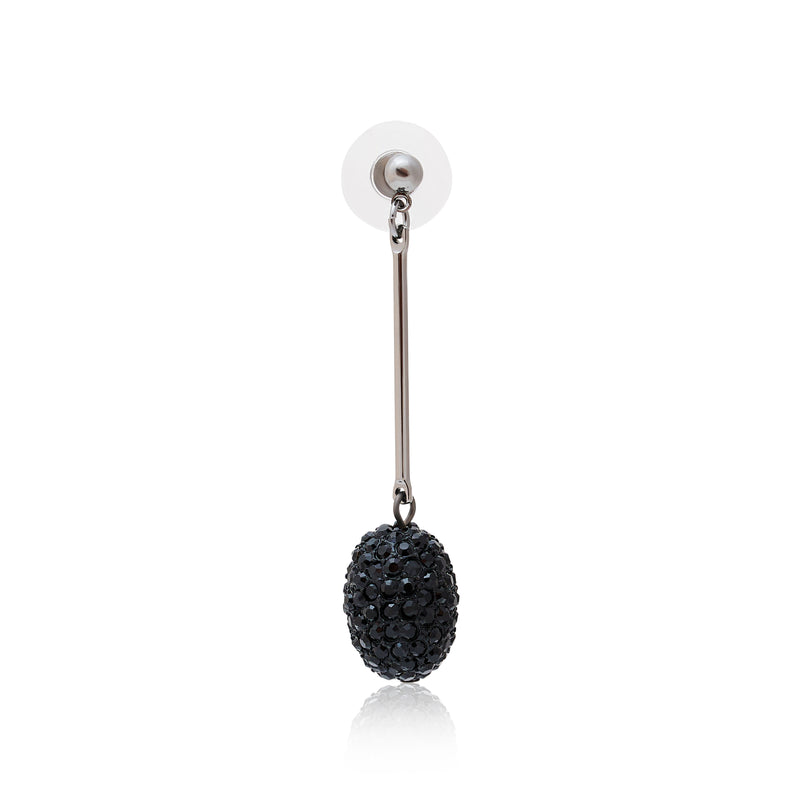 Midnight Pave Drop Earrings