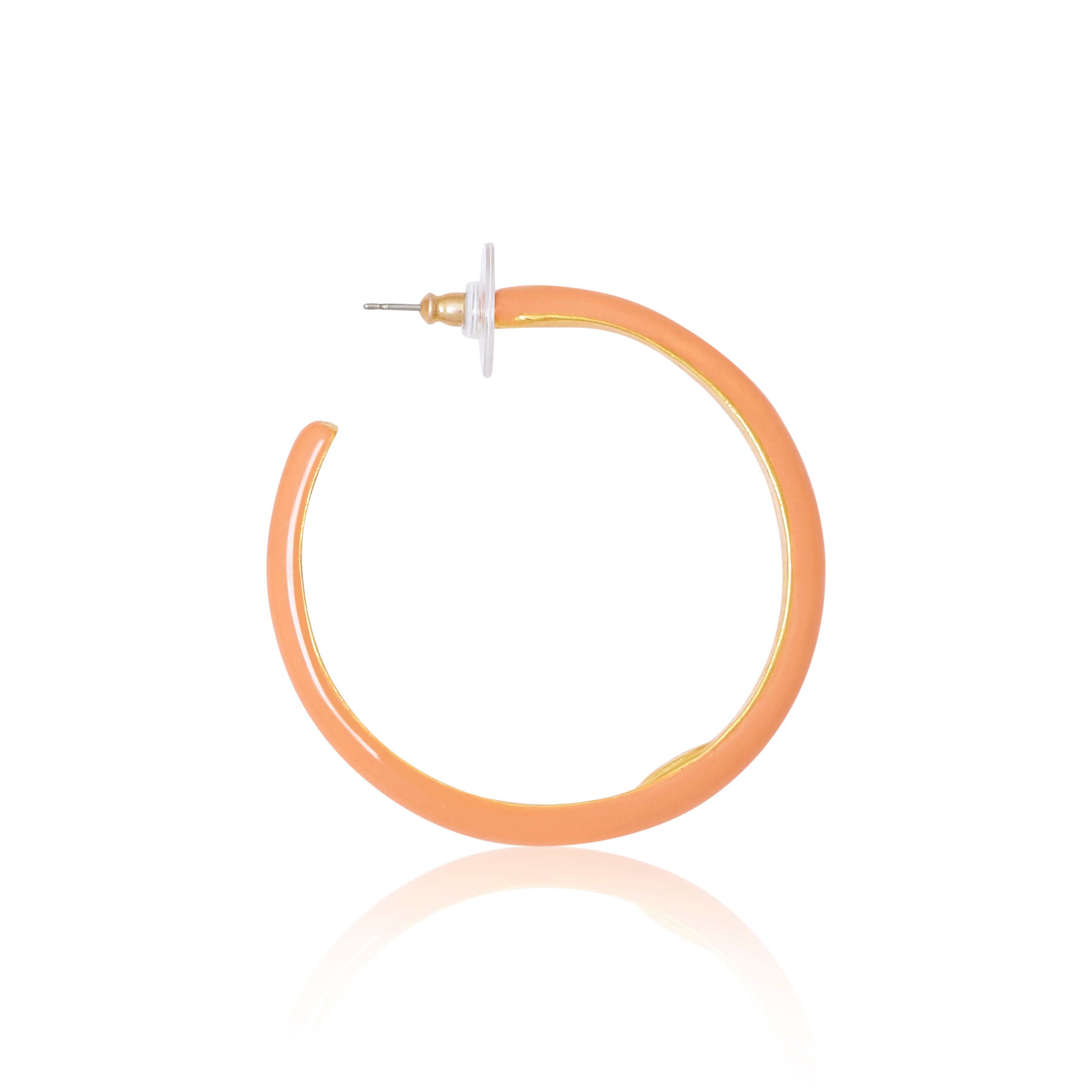 Sunset Glow Hoop Earrings