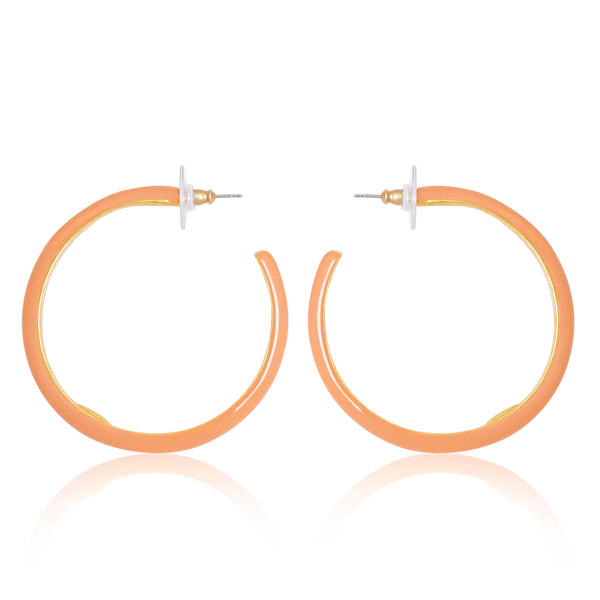 Sunset Glow Hoop Earrings