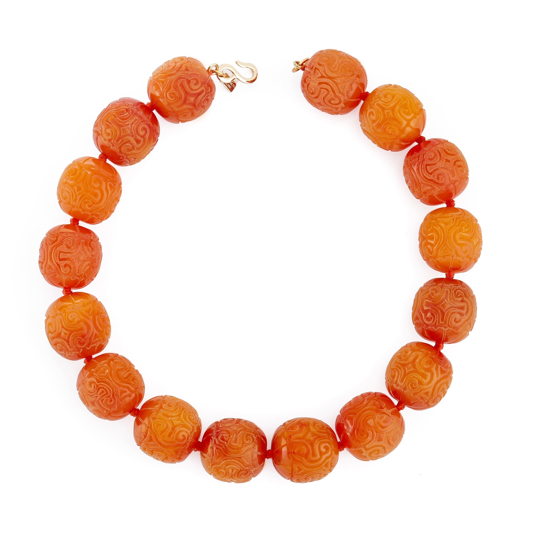 Vintage Amber Bead Necklace