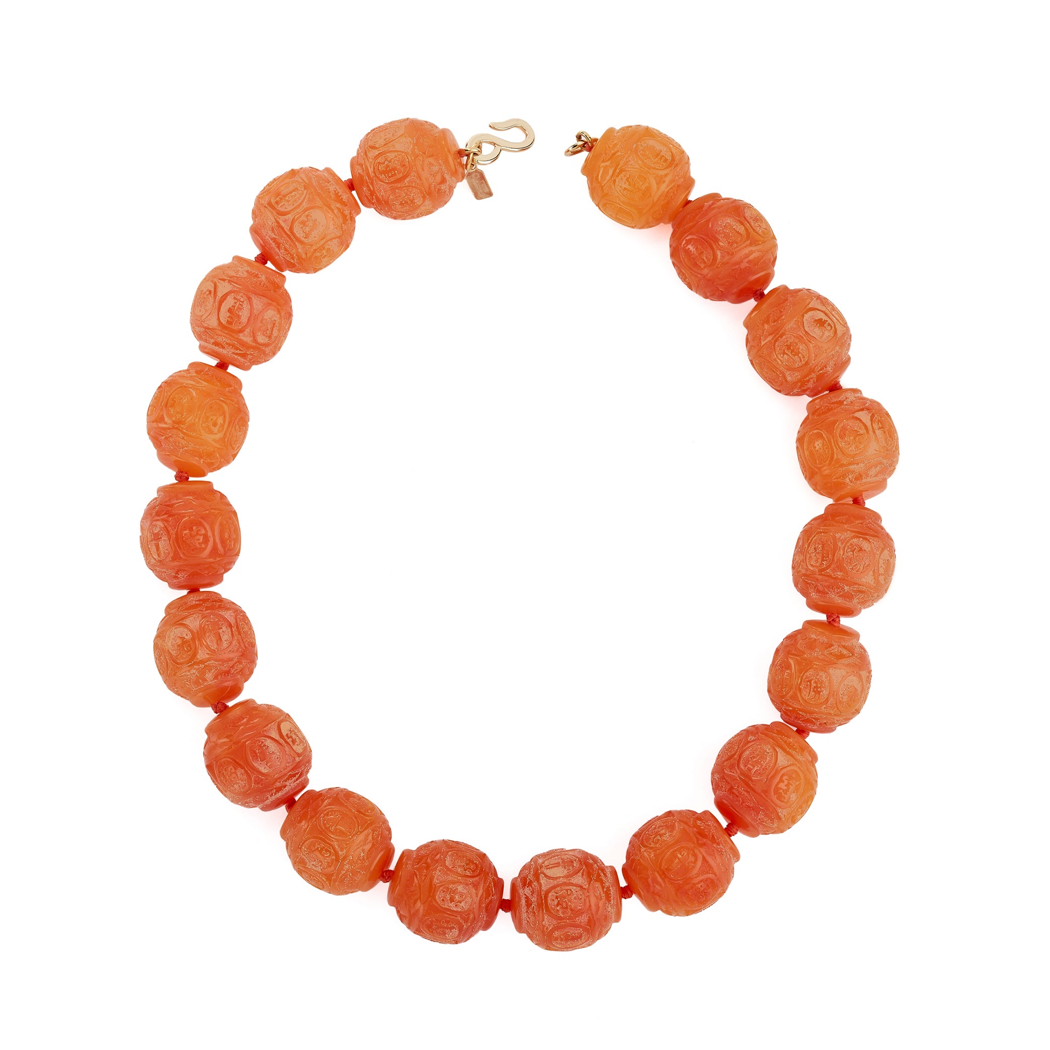 Vintage Amber Bead Necklace