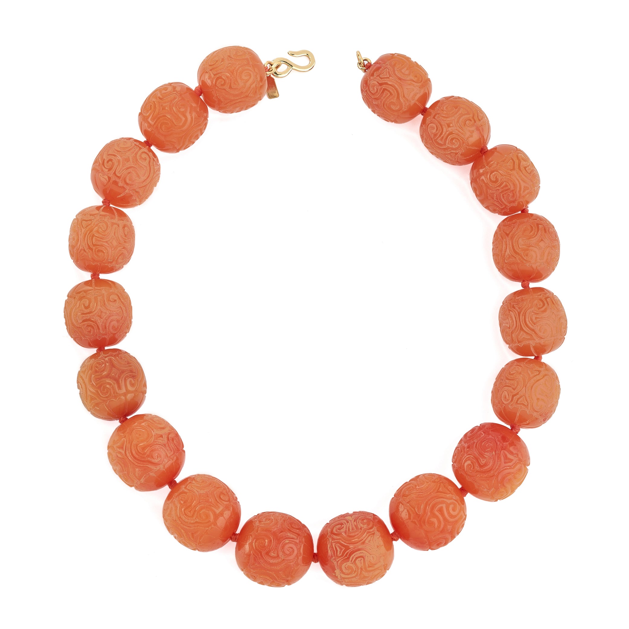 Vintage Amber Bead Necklace