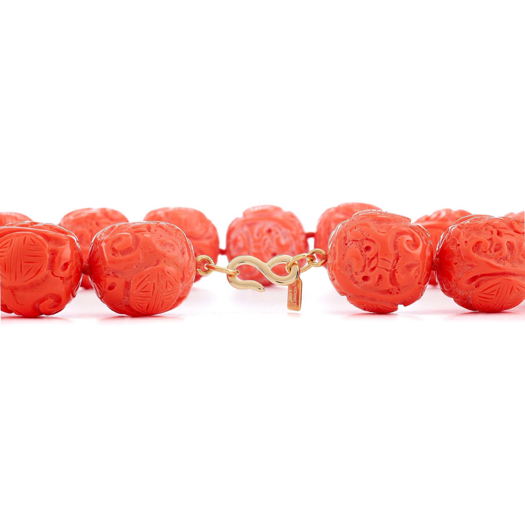 Vintage Coral Bead Necklace