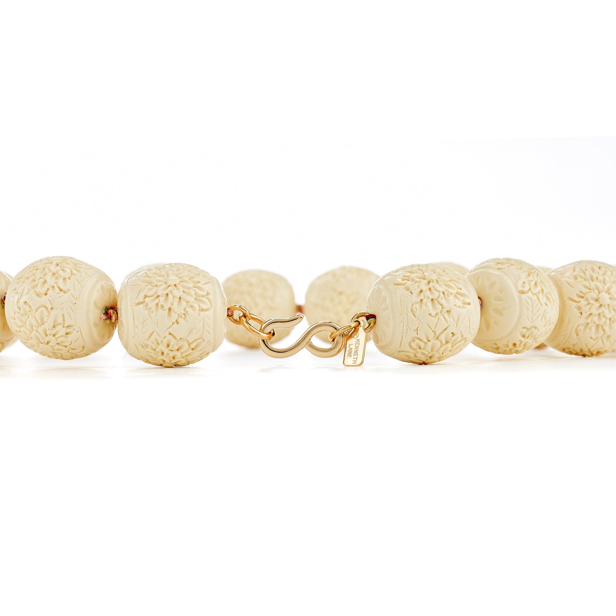 Vintage Ivory Bead Necklace