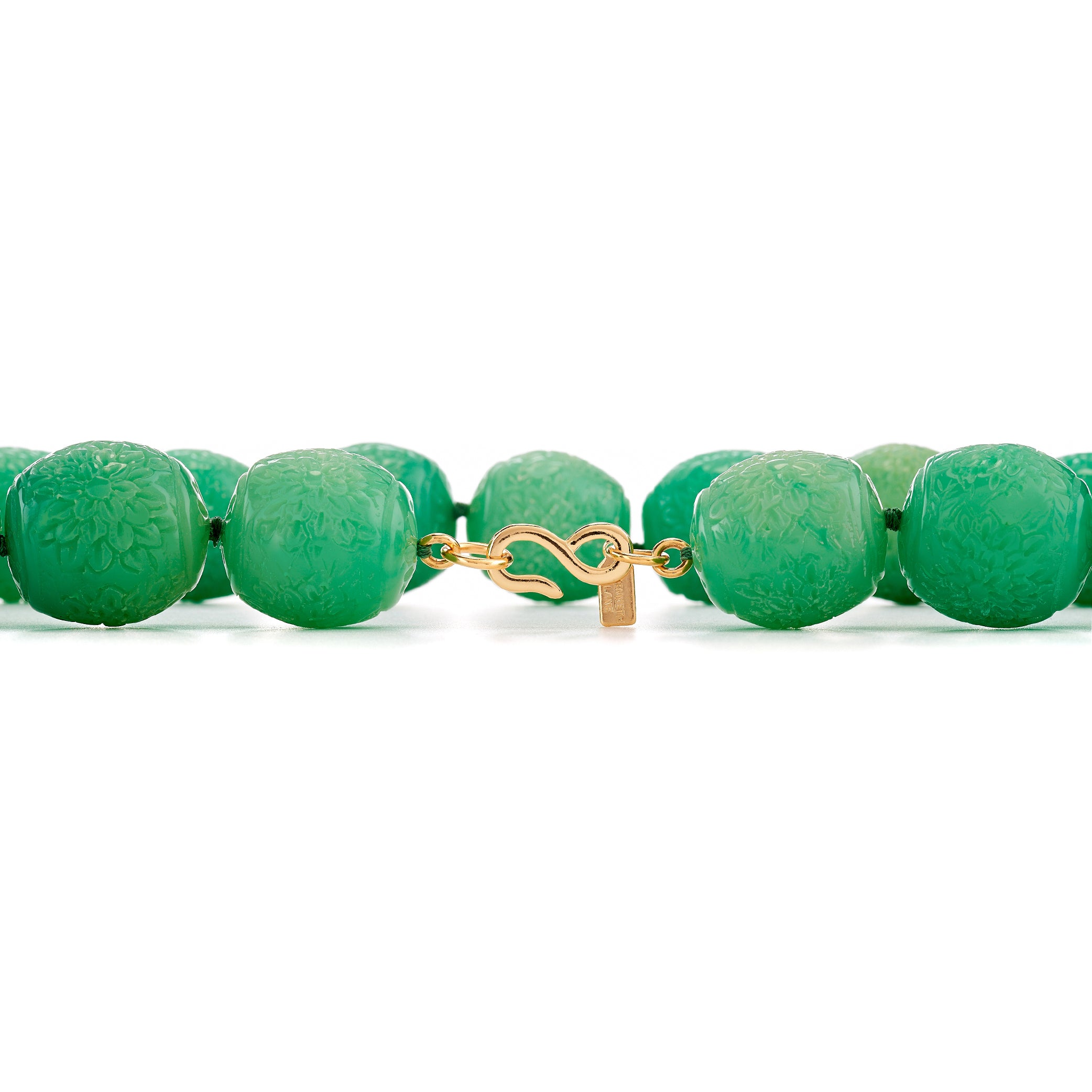 Vintage Jade Bead Necklace