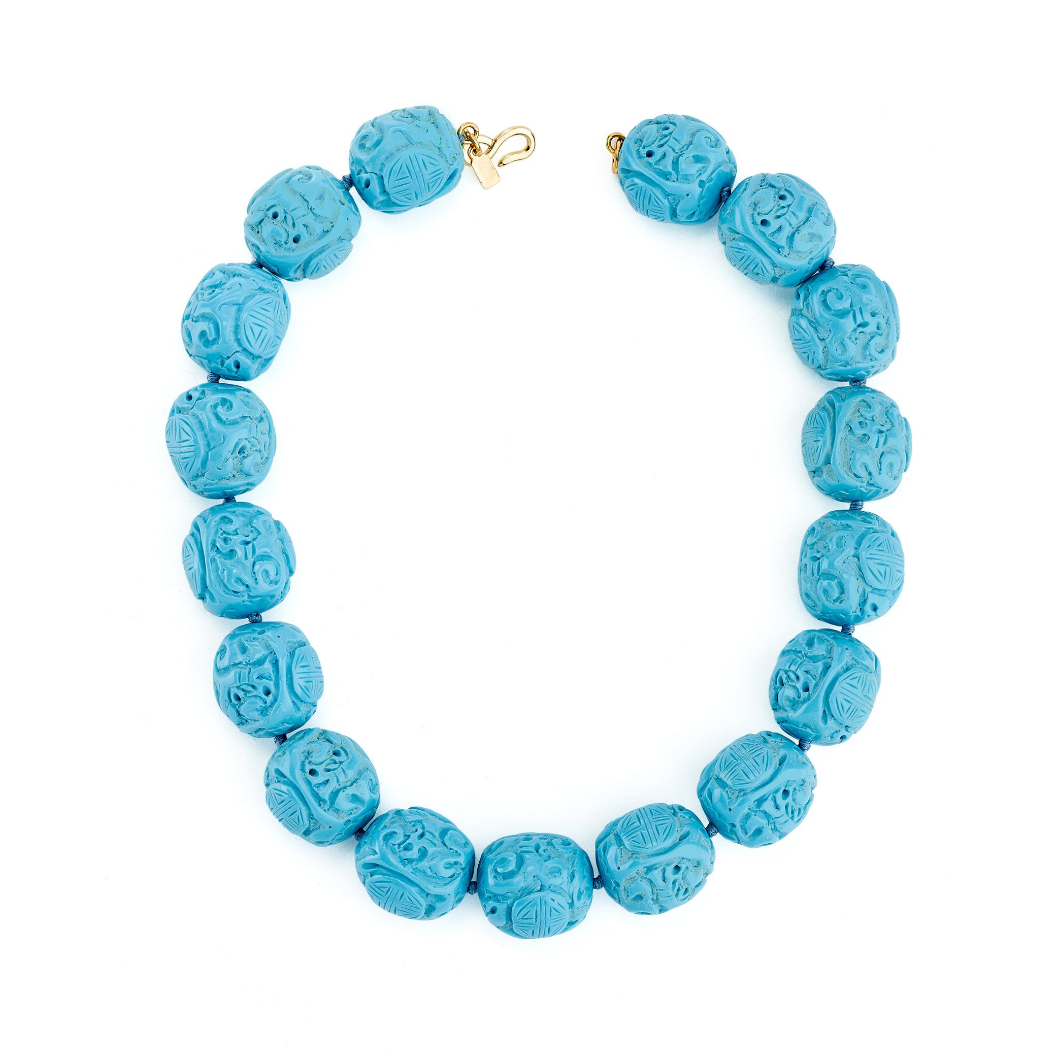 Vintage Turquoise Bead Necklace