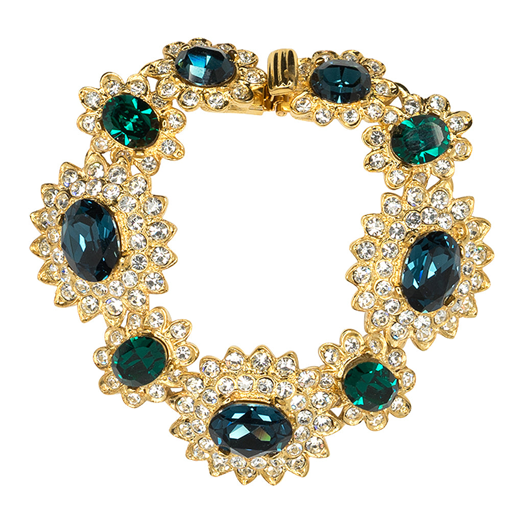 Sapphire And Emerald Bracelet