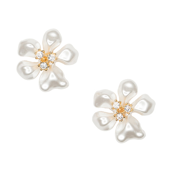 ☆HEI☆ cute flower pearl earring HE22WIESG893XXFR Pearl Cluster + Small Pearl Flower – Vivian Drew