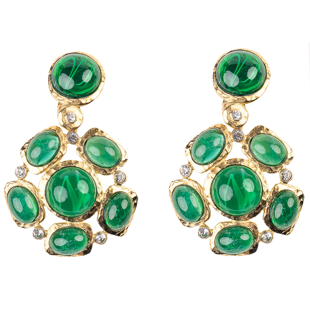 Emerald Gemstone Earrings