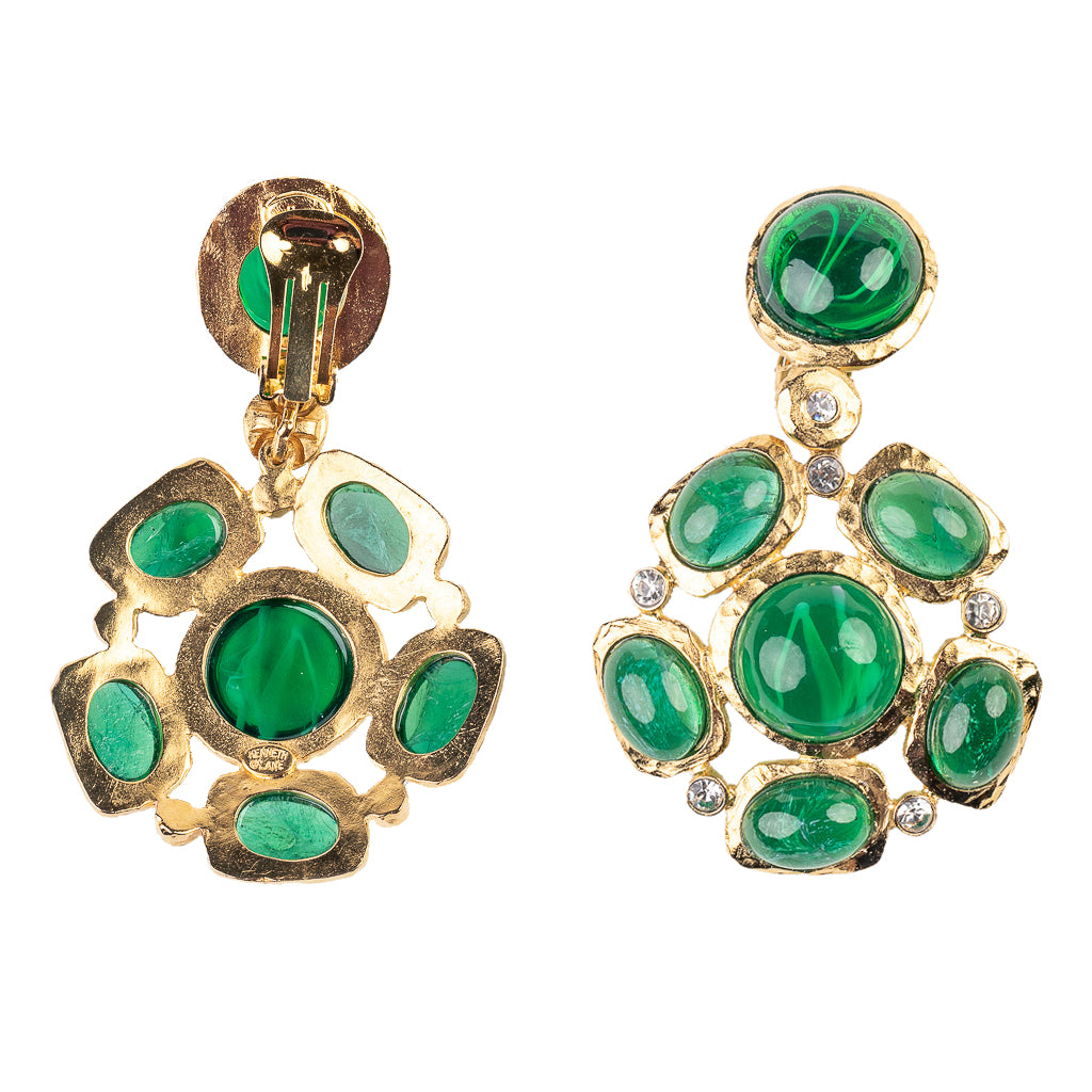 Emerald Gemstone Earrings