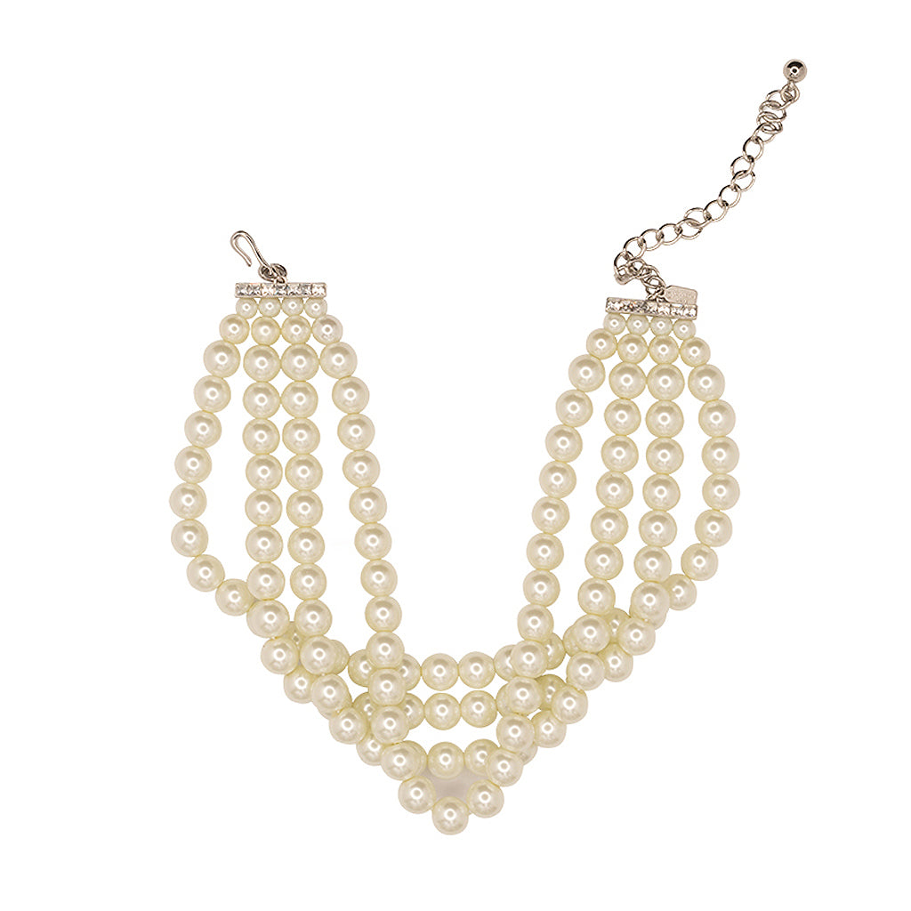 Four Row Pearl Choker