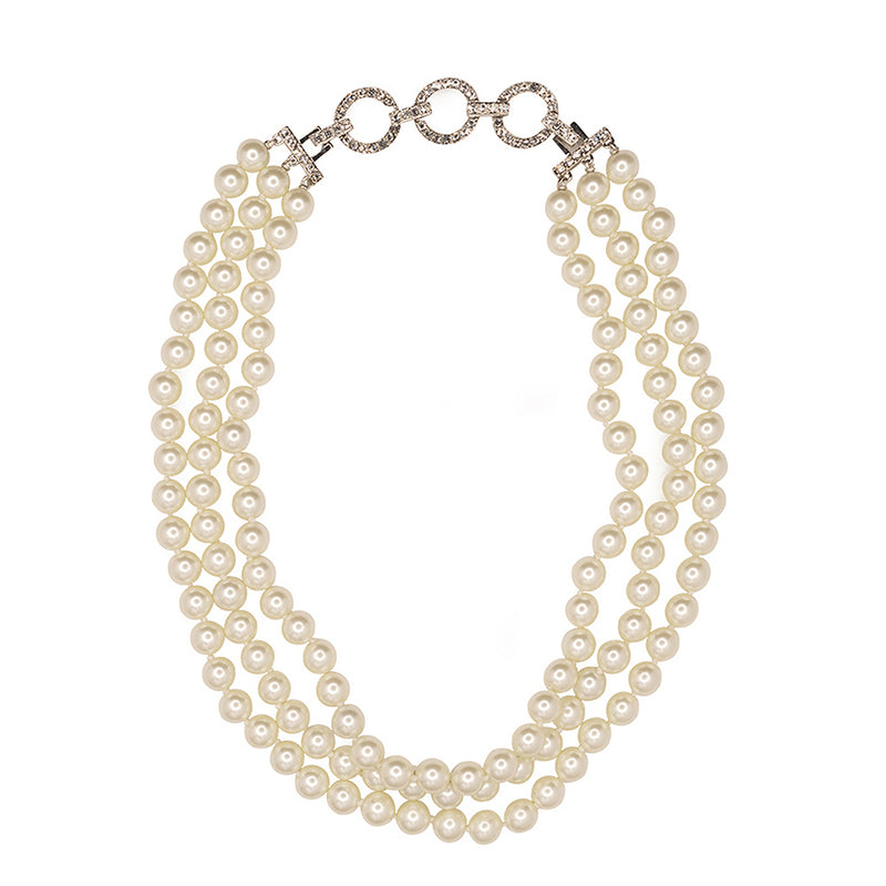 White Pearl Necklace – KennethJayLane.com