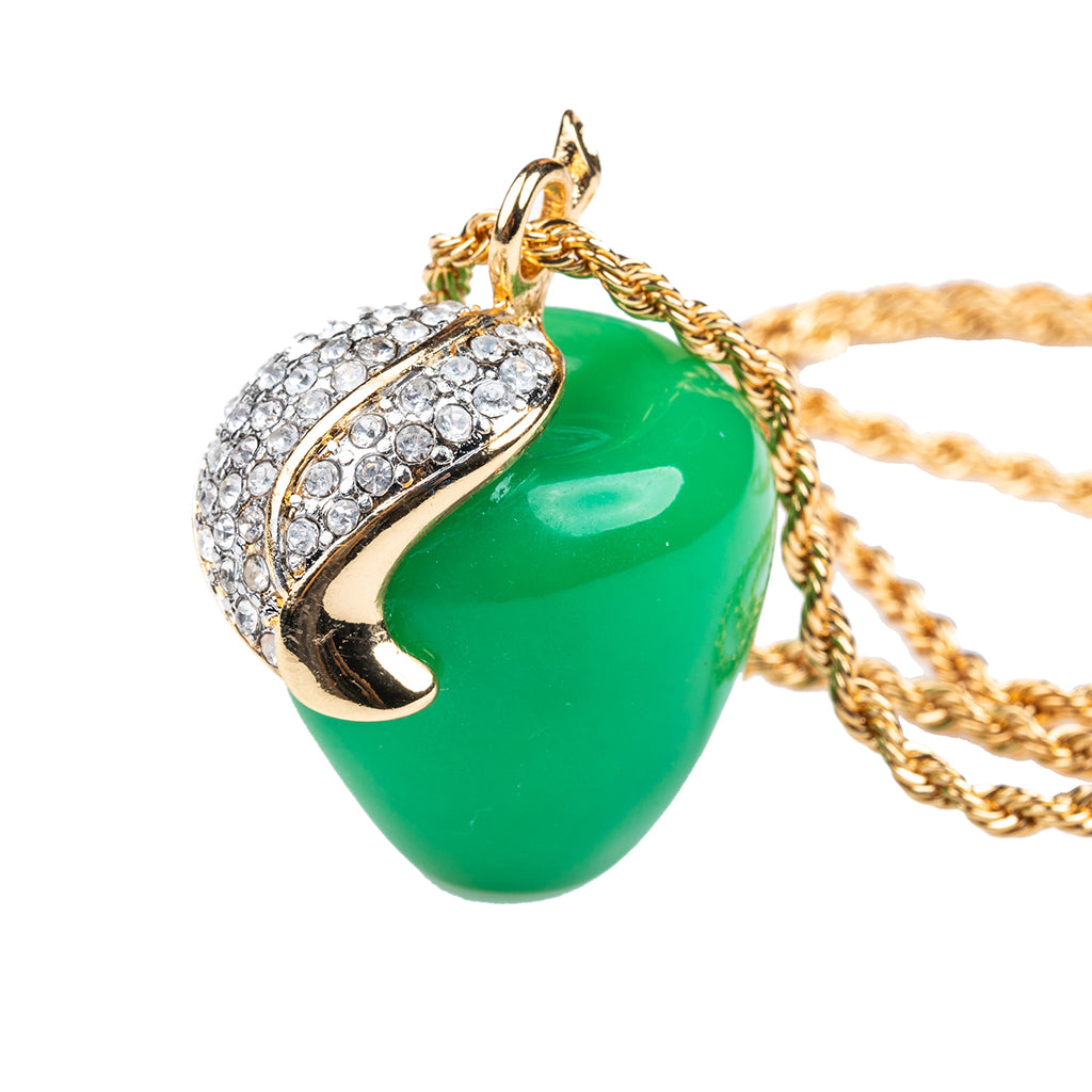 Jade Apple Pendant