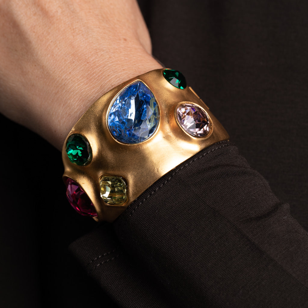 Pastel Gemstone Cuff