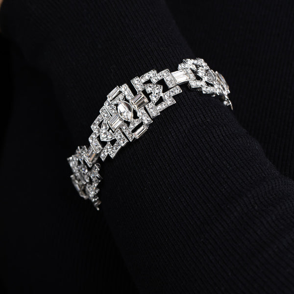 ブレスレット Gold Black Crystal Deco Bracelet 20191114-2019-11-14_-