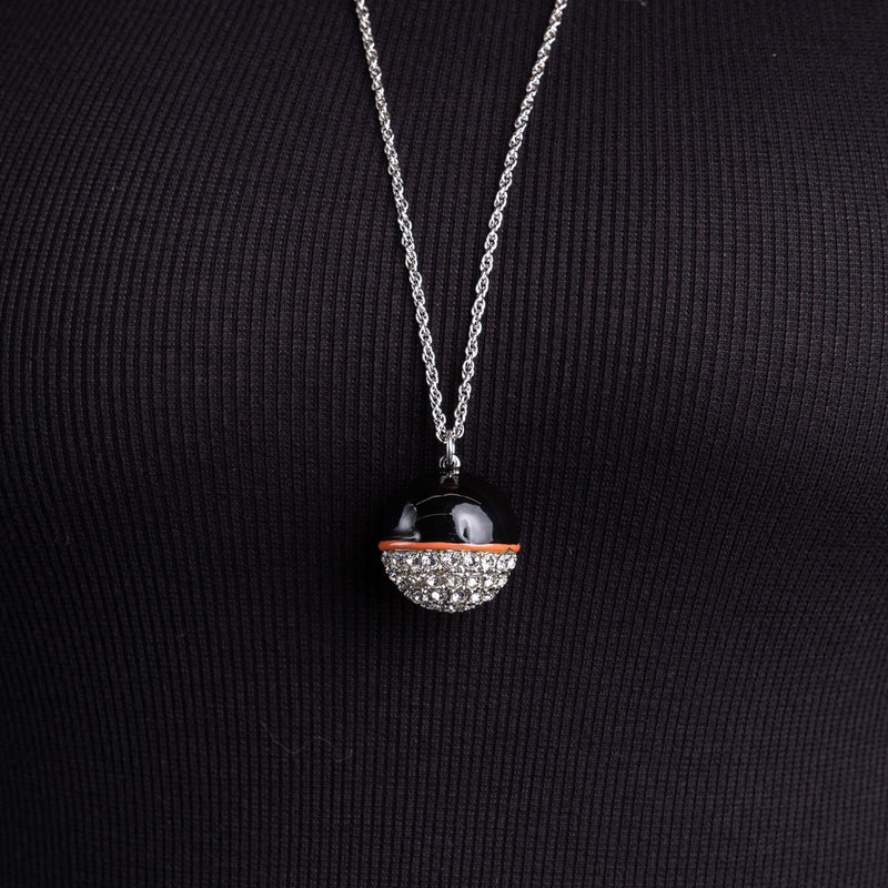 Black Lotus handmade beaded Necklace – Risham Jewelry