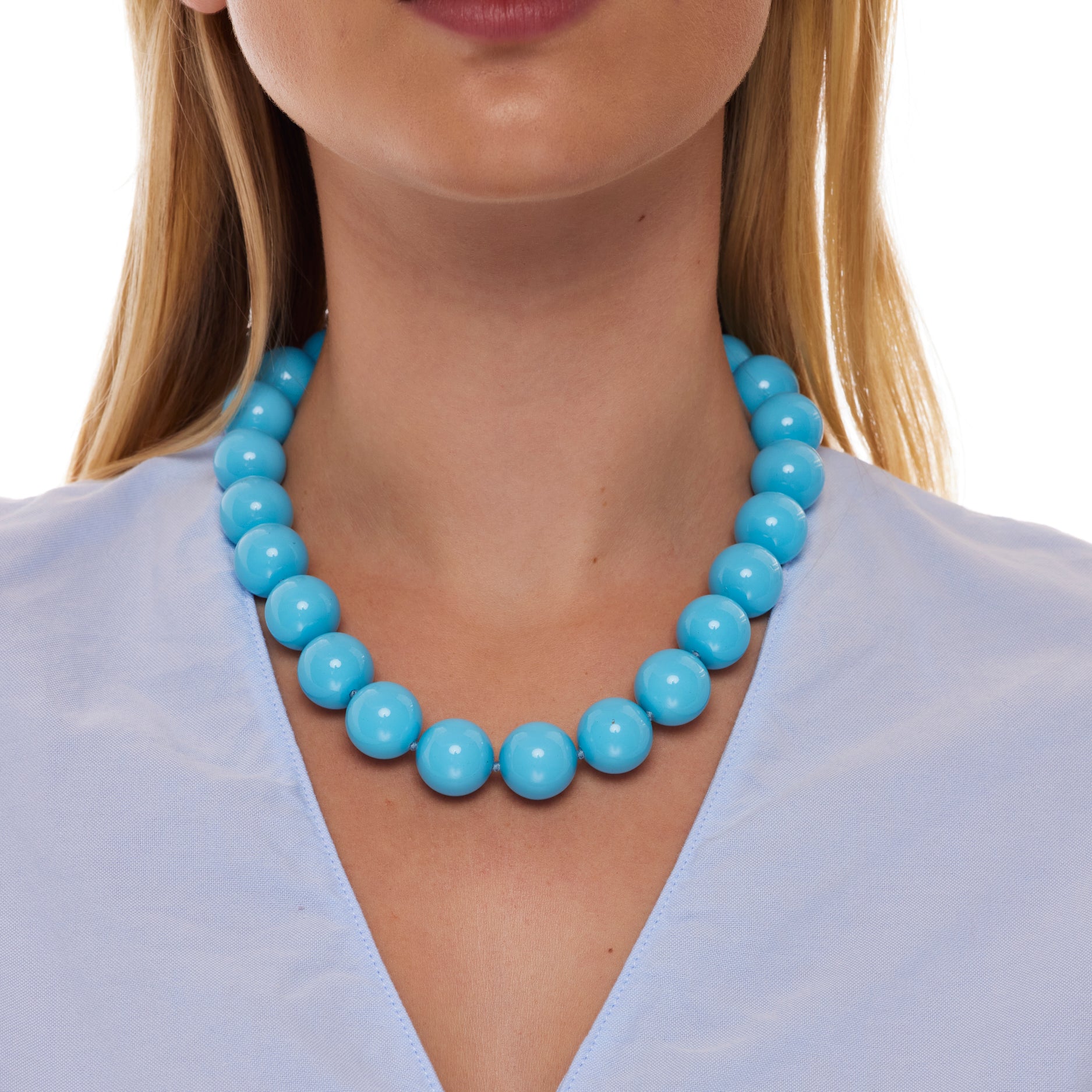 Turquoise Bead Necklace