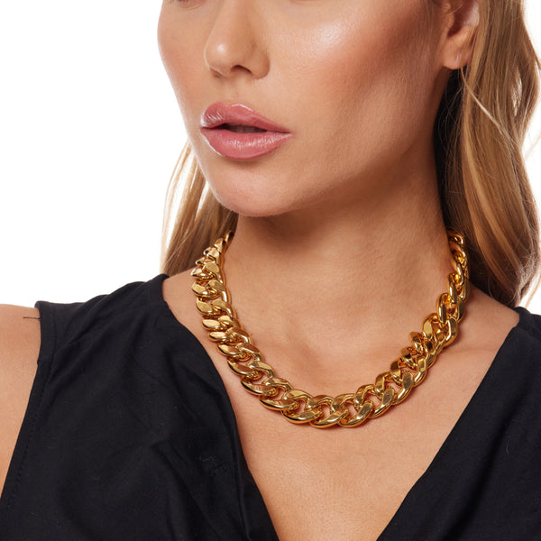 KENNETH JAY LANE Gold Scraped Large Beads Necklace – PRET-A-BEAUTE