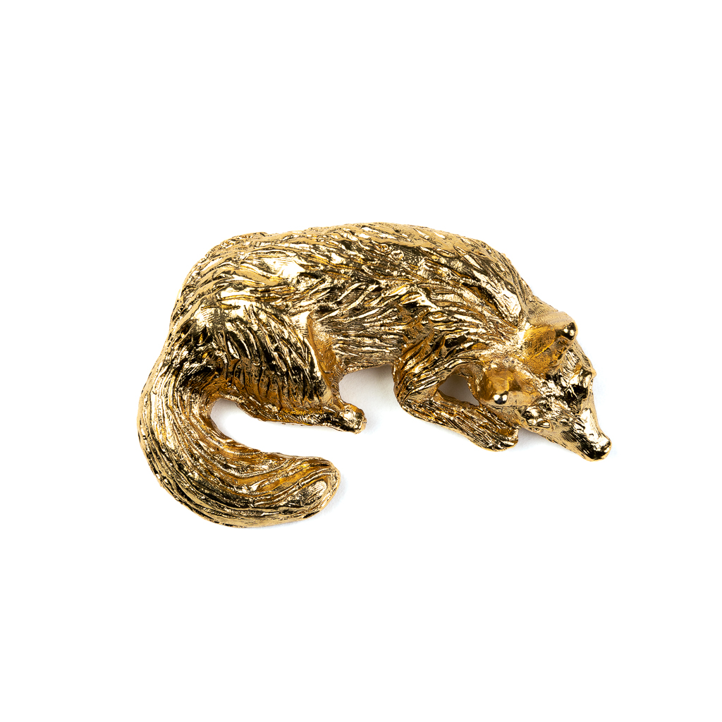 Gold Fox Pin