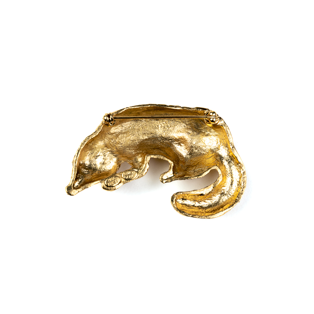 Gold Fox Pin